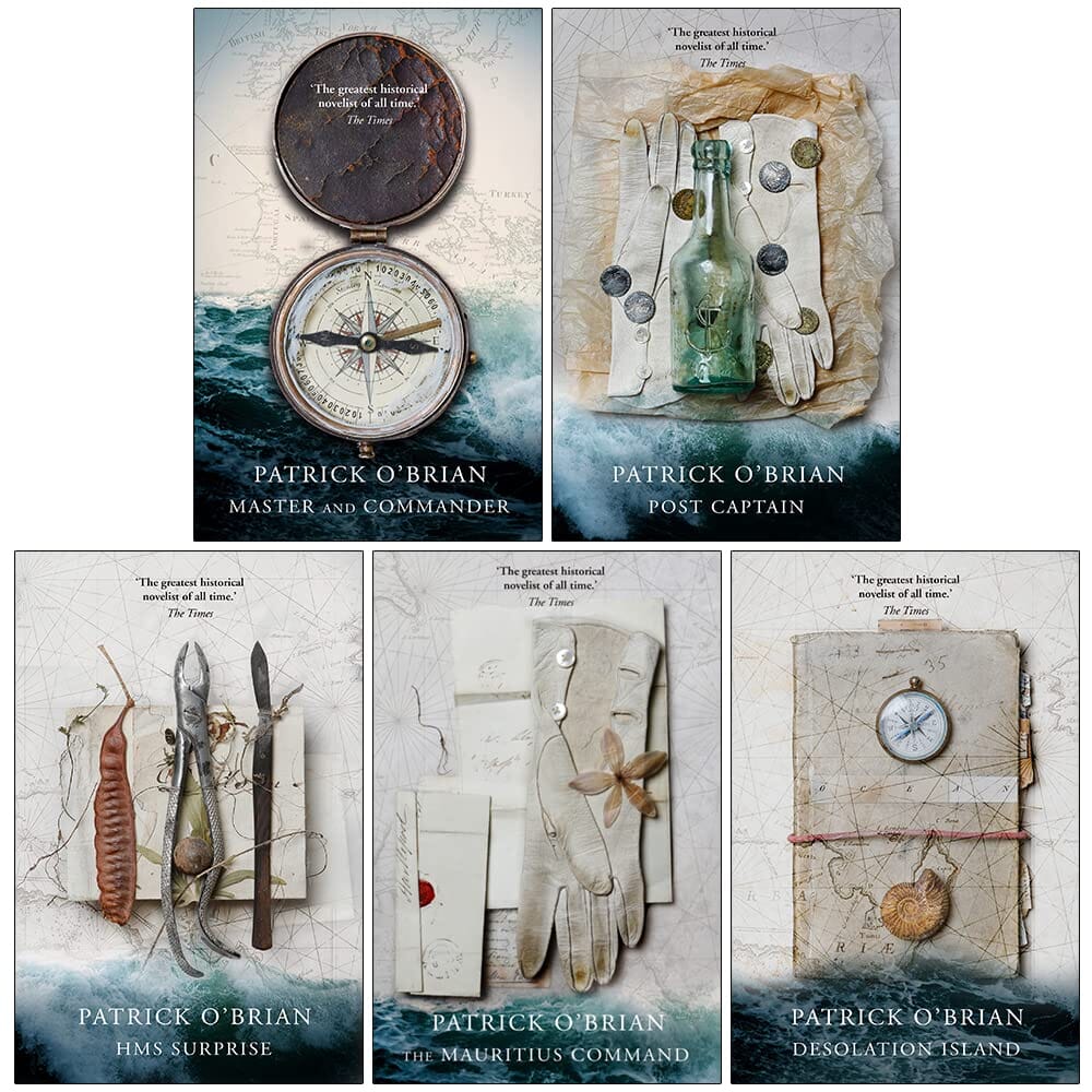 Patrick O'Brian Aubrey-Maturin Series Vol. 1-5 - 5 Book Collection Set | Historical Naval Fiction Paperback | Perfect for Fans of Nautical Adventures & British Naval History