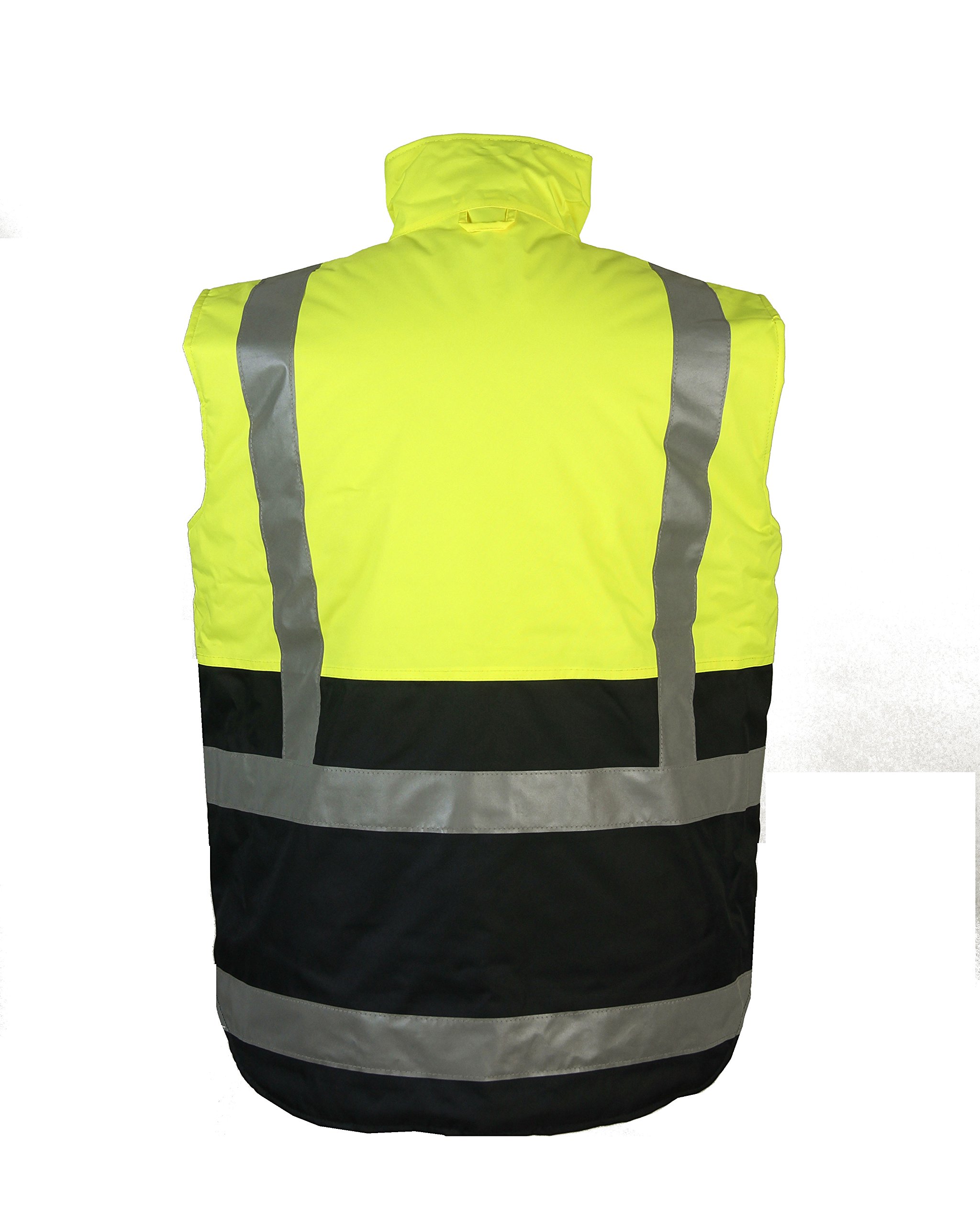 360C-3 High Visibility Safety Jacket - ANSI Certified Reflective Parka for Construction & Road Workers - Waterproof Winter Work Coat for Outdoor Safety & Visibility