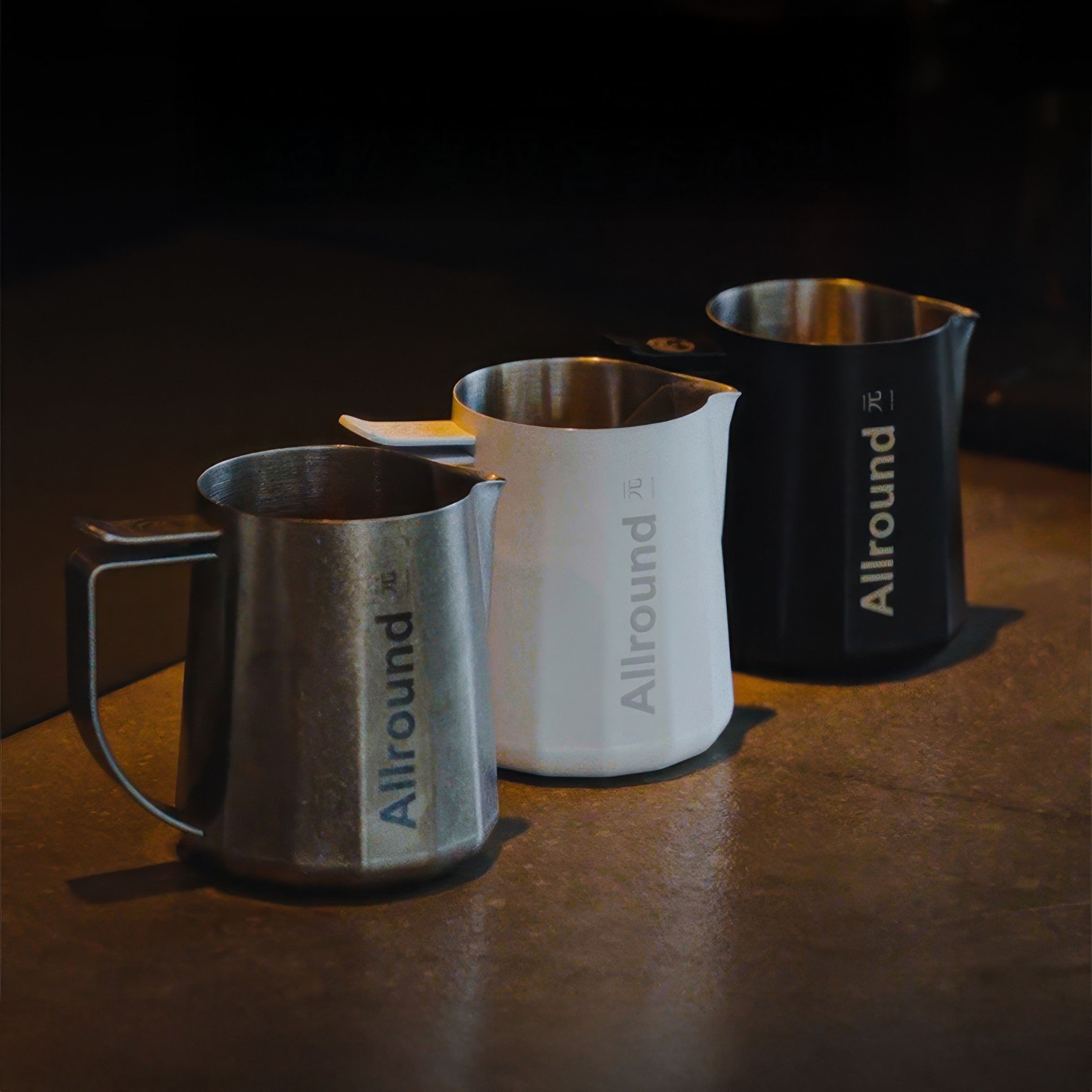 Professional Allround Competition Grade Milk Frothing Pitcher - Perfect for Latte Art, Cappuccino & Coffee Making at Home or Cafes