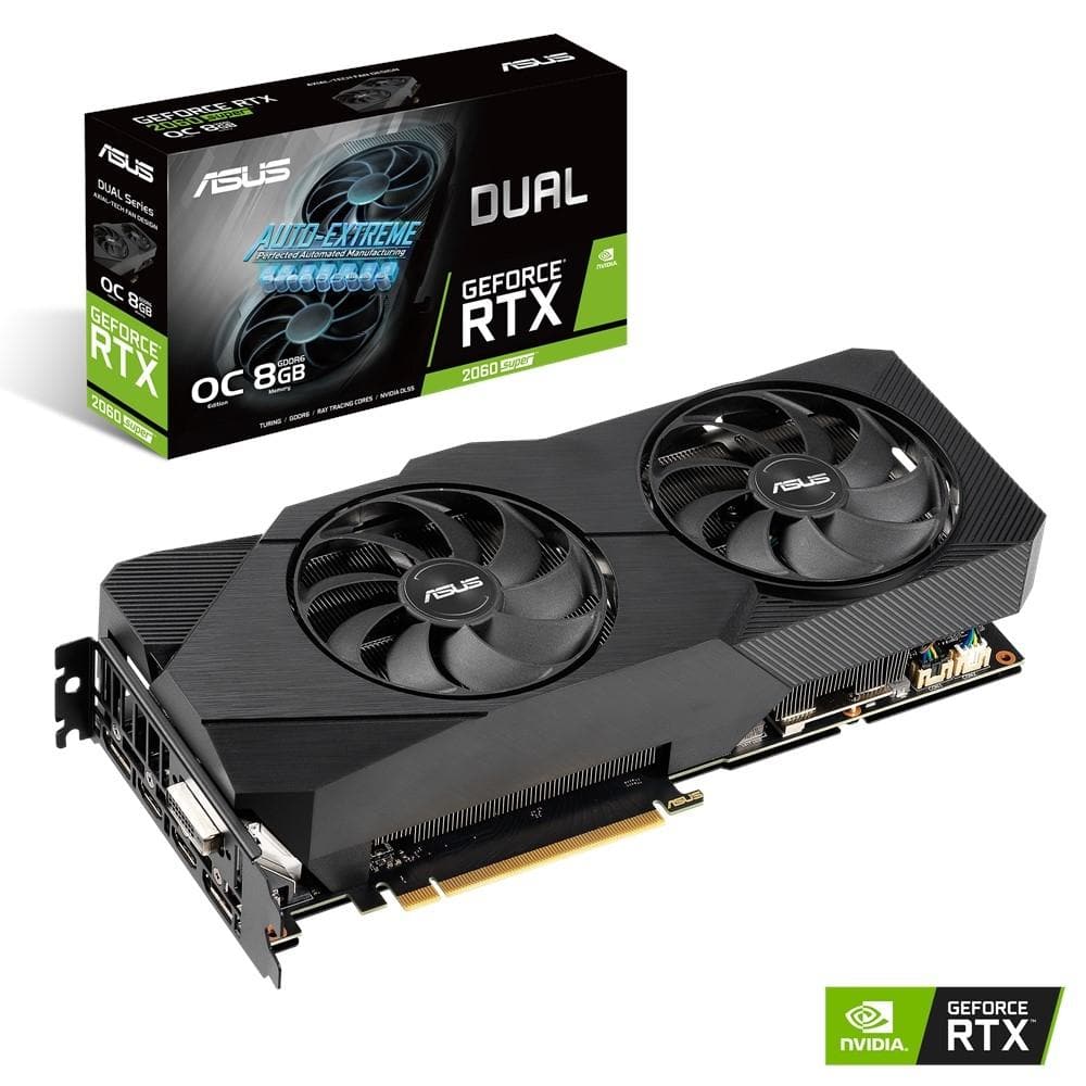 ASUS DUAL GeForce RTX 2060 Super 8GB GDDR6 EVO V2 Gaming Graphics Card - 3 Year Warranty - Perfect for 1080p & 1440p Gaming, VR, and Content Creation