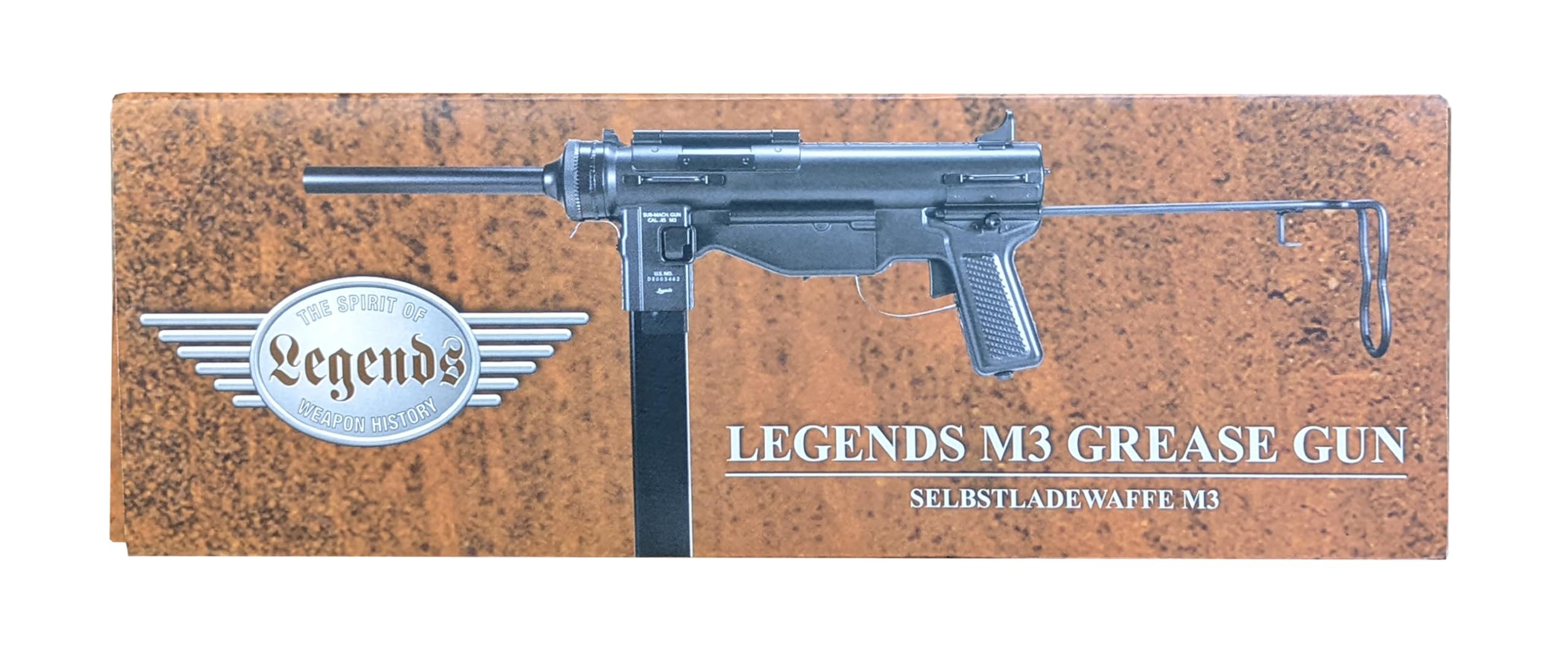 Umarex Legends M3 Grease Gun .177 Caliber BB Air Rifle - Realistic Replica for Target Shooting & Backyard Plinking | Perfect for Airsoft Enthusiasts & Collectors