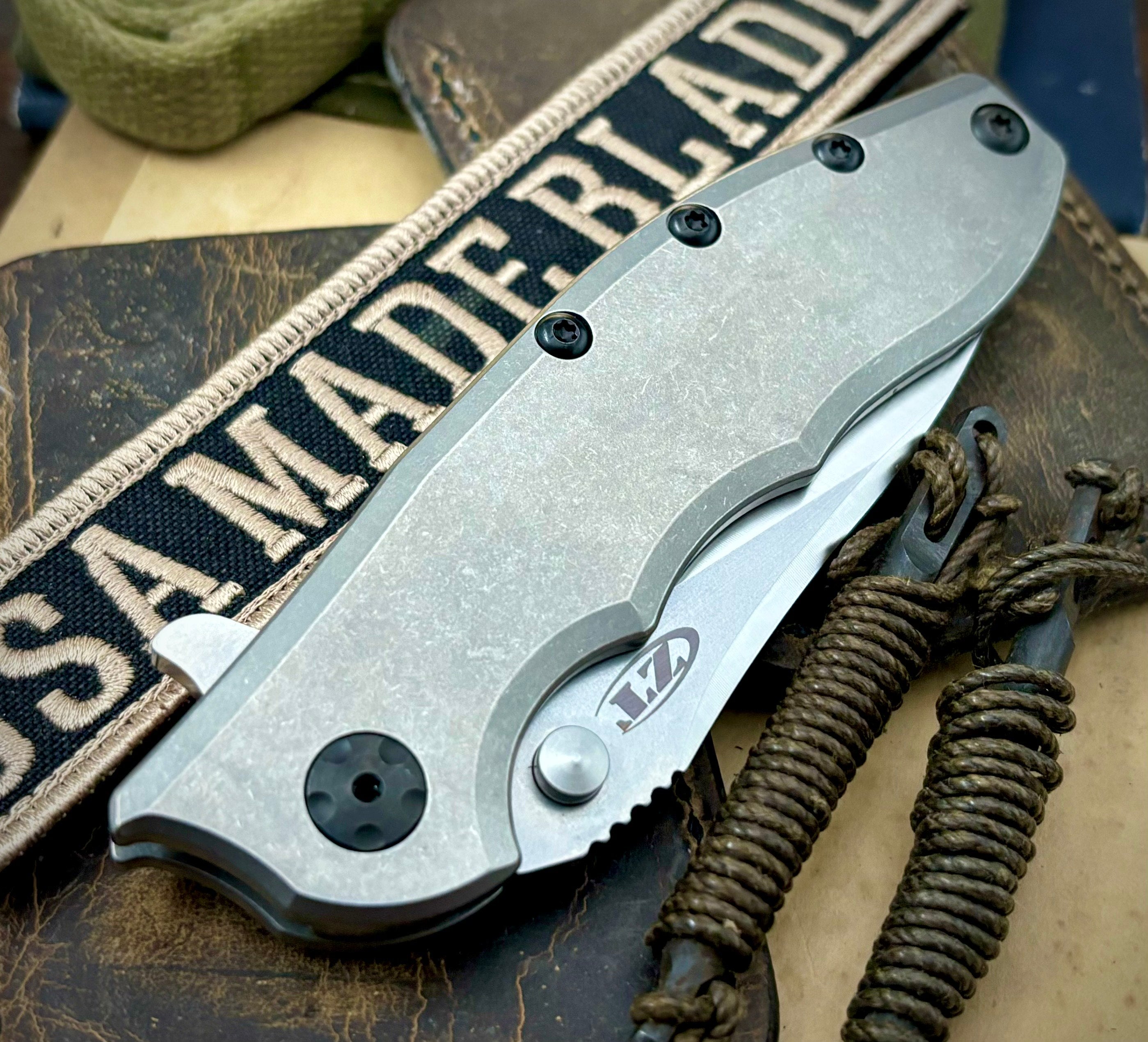 Zero Tolerance ZT0562TI Folding Knife - Full Titanium Handles, MagnaCut Steel Blade - EDC, Outdoor, Camping, Survival Gear