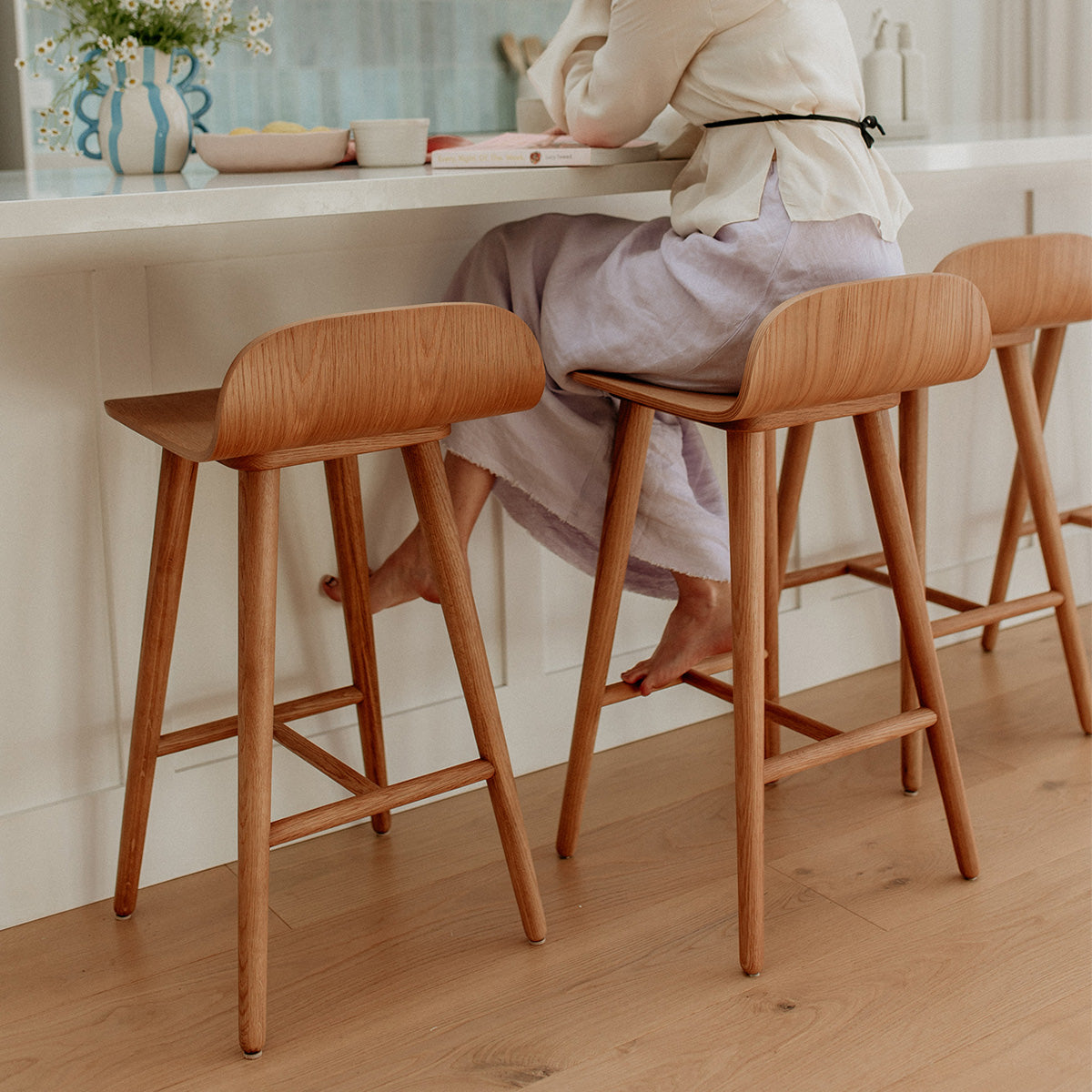 Premium Capa Timber Bar Stool - 24
