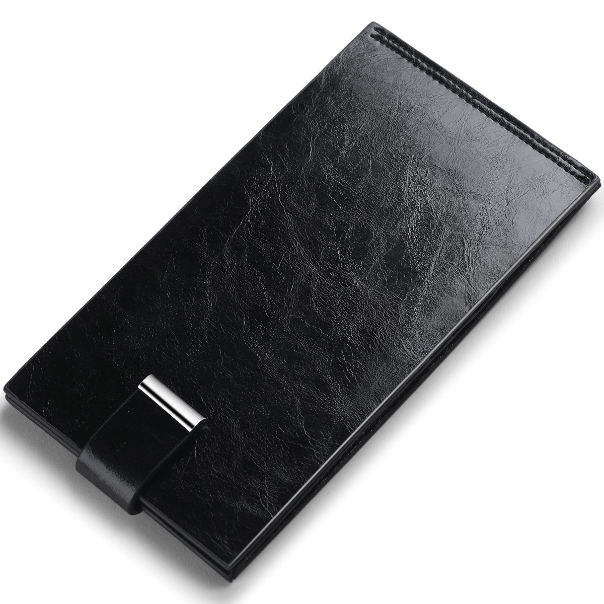 Huztencor Women's RFID Blocking Leather Credit Card Holder Wallet - Slim Card Case Purse for Travel, Shopping & Everyday Use
