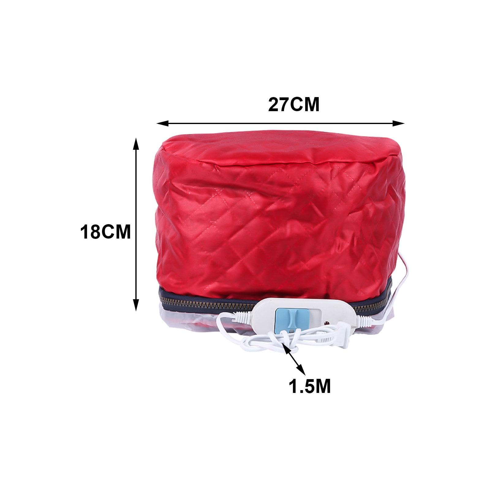 Milageto Electric Heating Cap for Hair Care - 3 Temperature Modes, Hair Steamer Cap for Deep Conditioning & Styling - Perfect for At-Home Spa Treatments & Salon-Quality Hair Care