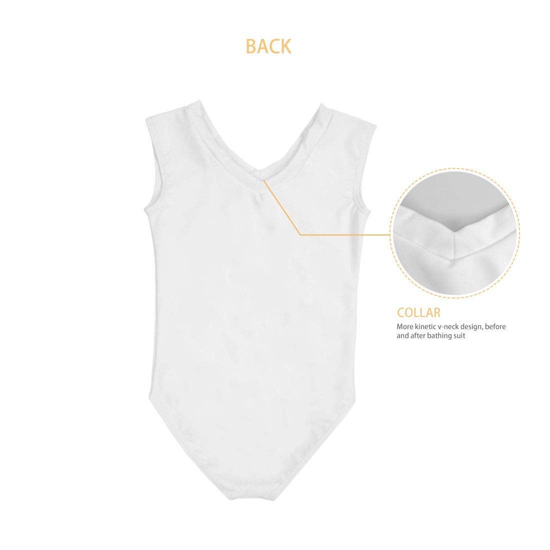 Jeiento Girls Gymnastics Leotards - Stretchy One-Piece Dance Leotards for Ages 3-14 Years | Perfect for Ballet, Gymnastics, Dance Practice & Competitions
