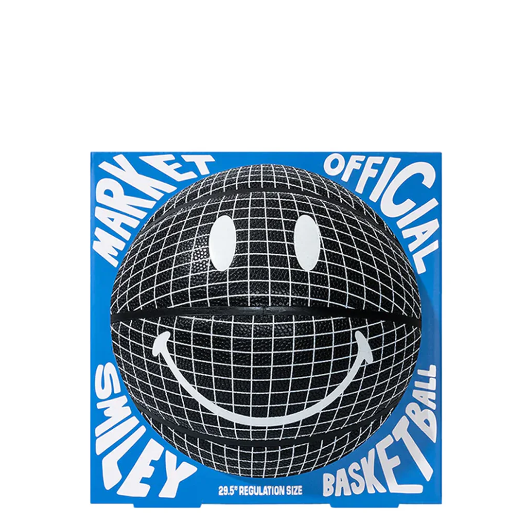 Smiley Grid Basketball - Durable & Fun Basketball for Kids & Adults - Perfect for Indoor & Outdoor Play, Sports, Gifts