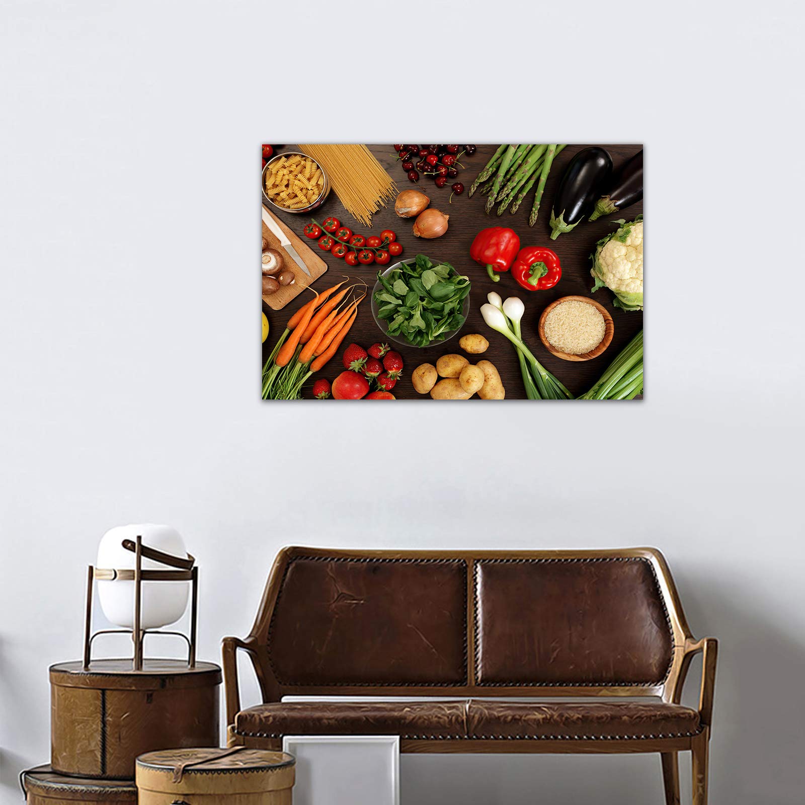Vegetable Ingredients Canvas Wall Art - 12