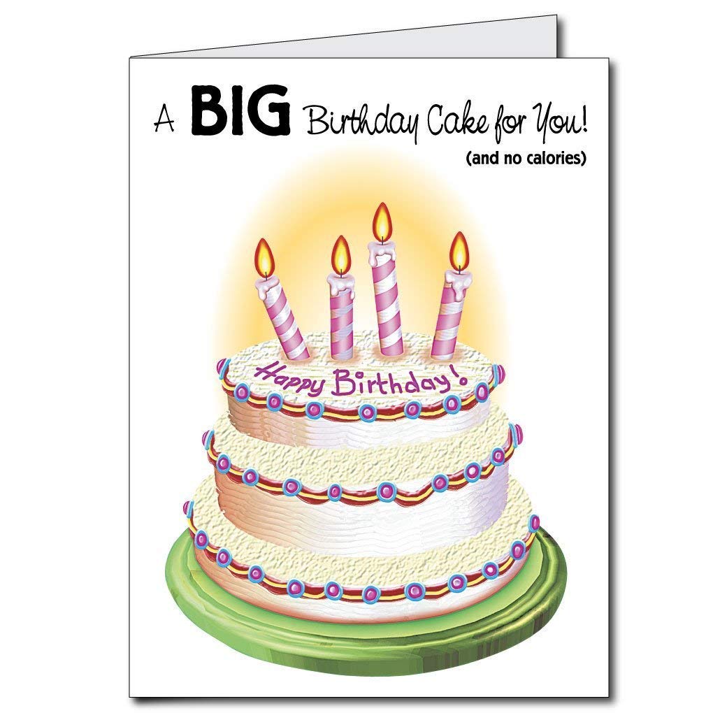 VictoryStore Jumbo Greeting Cards - Extra Large 3ft x 4ft Giant Birthday Card with Cake Design & Envelope | Perfect for Surprise Parties, Milestone Celebrations & Wall Decor