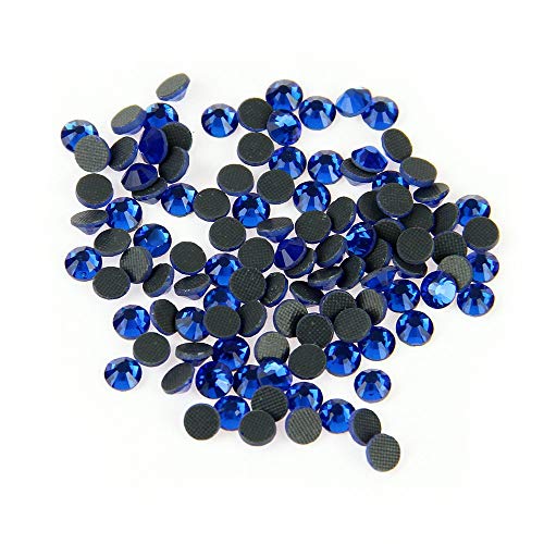 STORE99® 100 Gross Blue SS20 4.6-4.8mm DMC HotFix FlatBack Rhinestones - Shiny Iron-on Heat Transfer Crystals for Garments, DIY Crafts, Costumes & Fashion Accessories