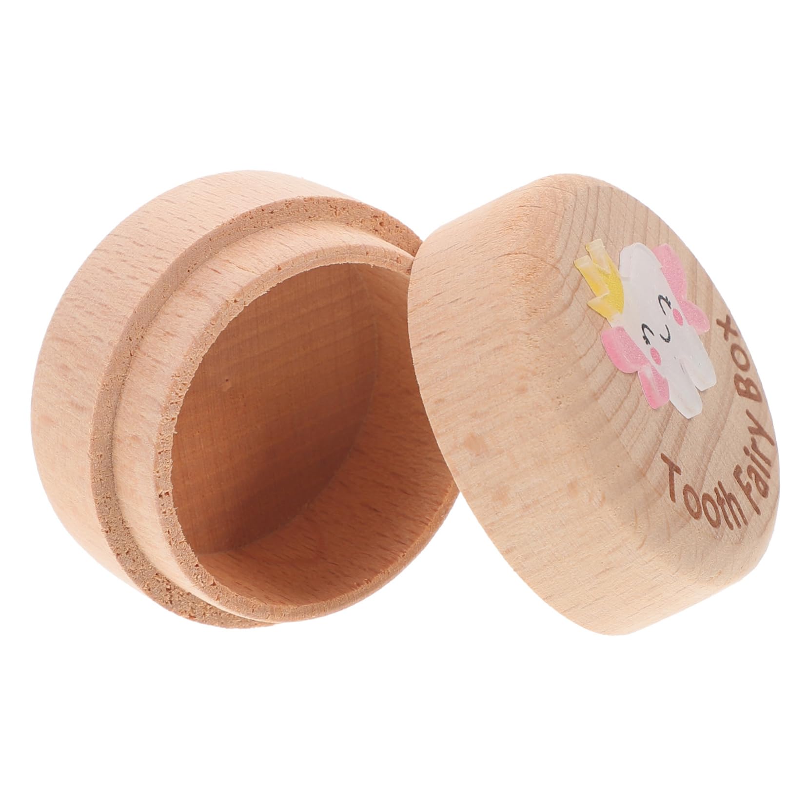 Beautiful Wooden Tooth Box for Kids - Safe Teeth Storage Holder & Tooth Fairy Container - Perfect for Baby Teeth Keepsake and First Tooth Preservation