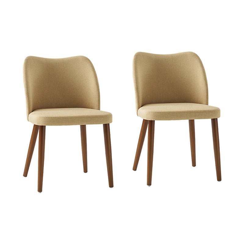 Mid Century Modern Upholstered Dining Chairs - Diana Collection | Stylish Upholstered Side Chairs for Kitchen, Dining Room & Office | Comfortable & Elegant Seating Solution