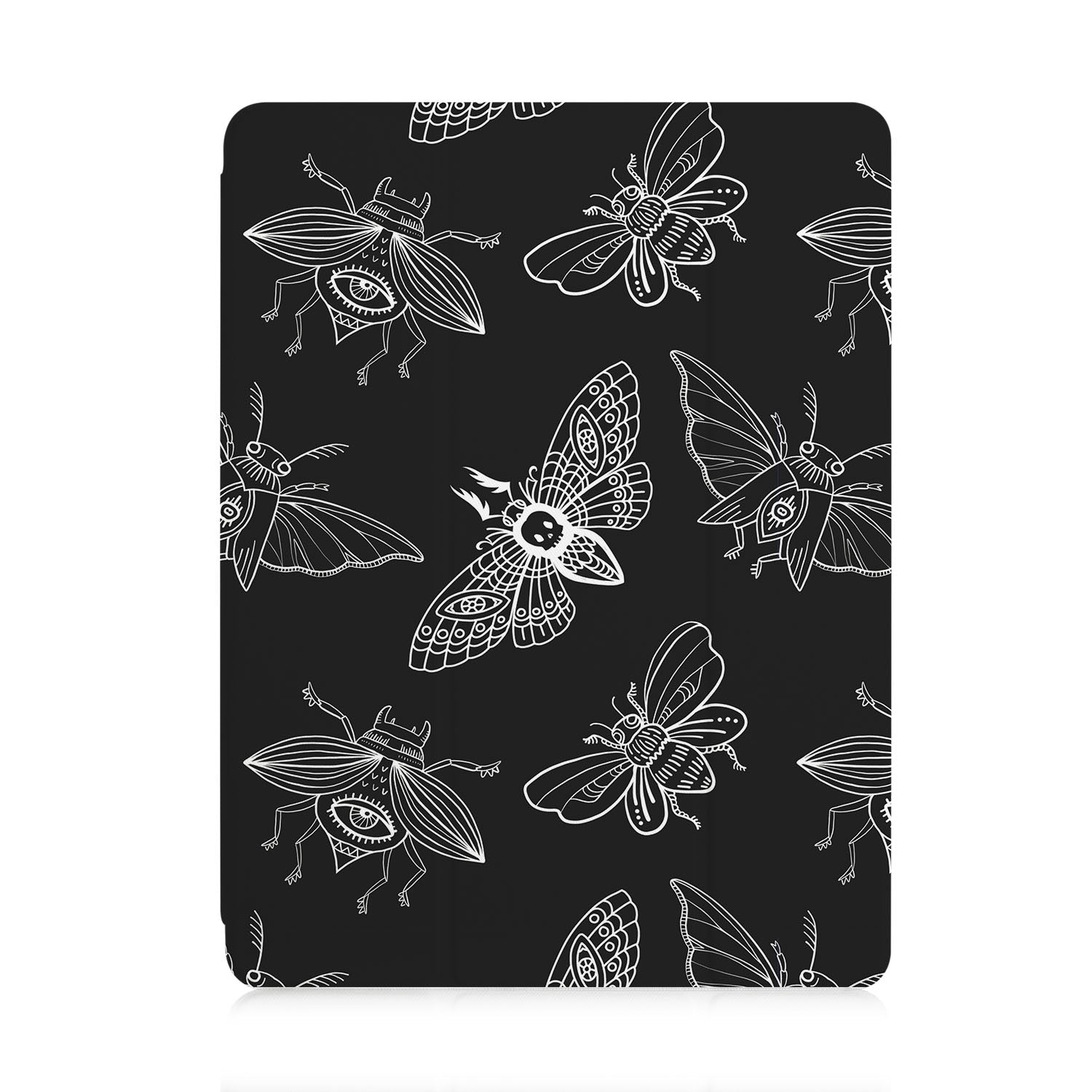 Premium iPad Trifold Case with Animal Skeleton Design - Slim Protective Cover for iPad Air/Pro (6th-10th Gen) | Perfect for Work, School & Travel