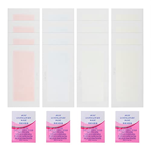 Uonlytech 20pcs Disposable Hair Removal Wax Strips - Dual-Sided Body Depilatory Papers for Women, Portable & Painless Hair Remover Tool - Perfect for Legs, Arms, Bikini Line & Facial Hair at Home or Travel