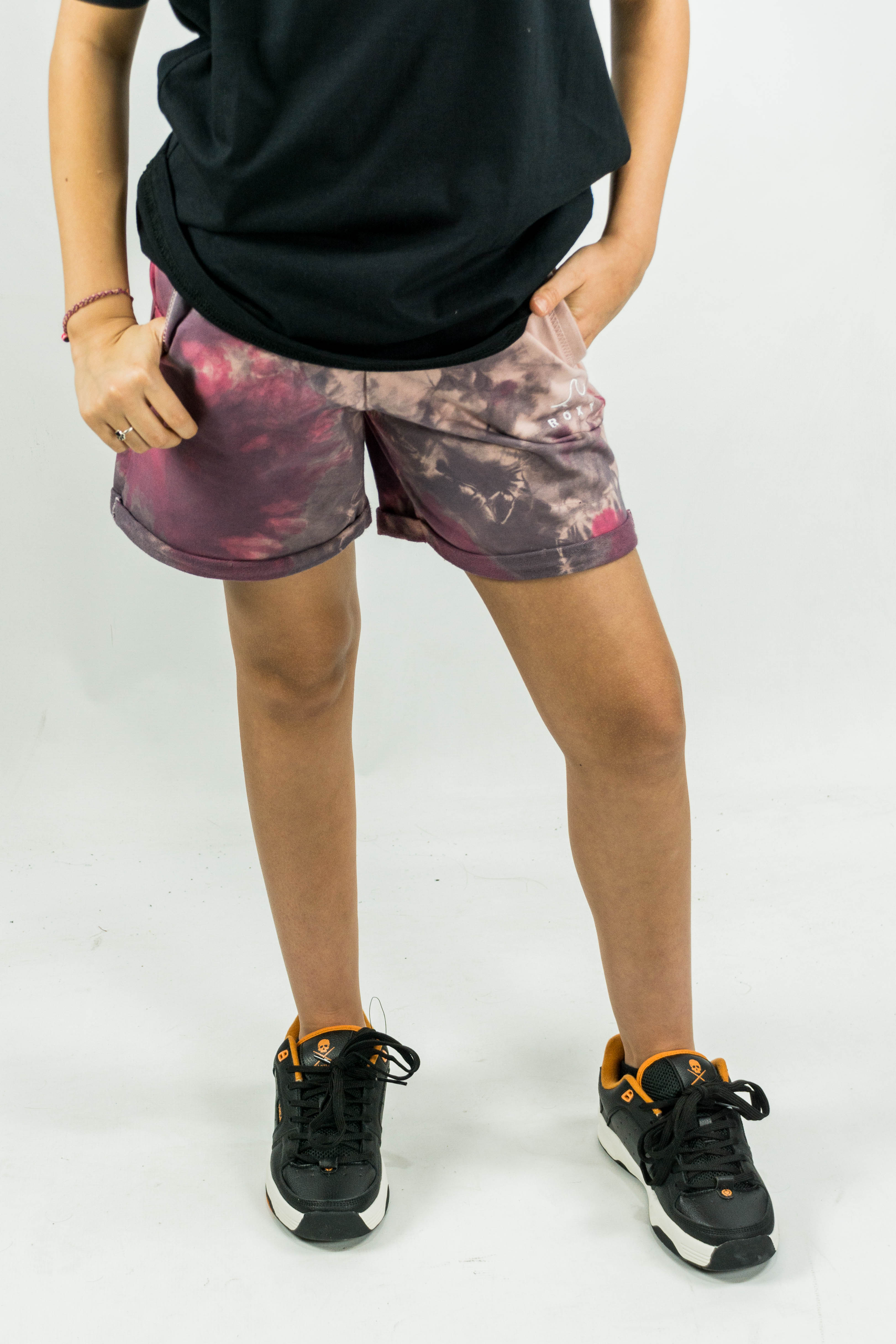 Roxy After The Disco Rosa Batik Shorts - Women's Casual Beachwear for Surfing, Yoga & Summer Vacations
