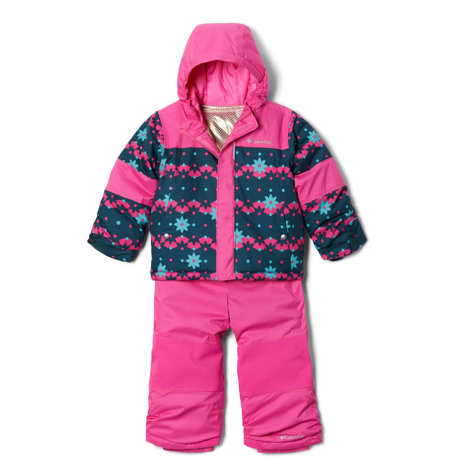 Columbia Baby Girls' Mighty Mogul Jacket & Snow Pants Set - Waterproof Winter Outerwear for Toddler Girls 1-3 Years | Perfect for Snow Play, Sledding & Cold Weather Adventures