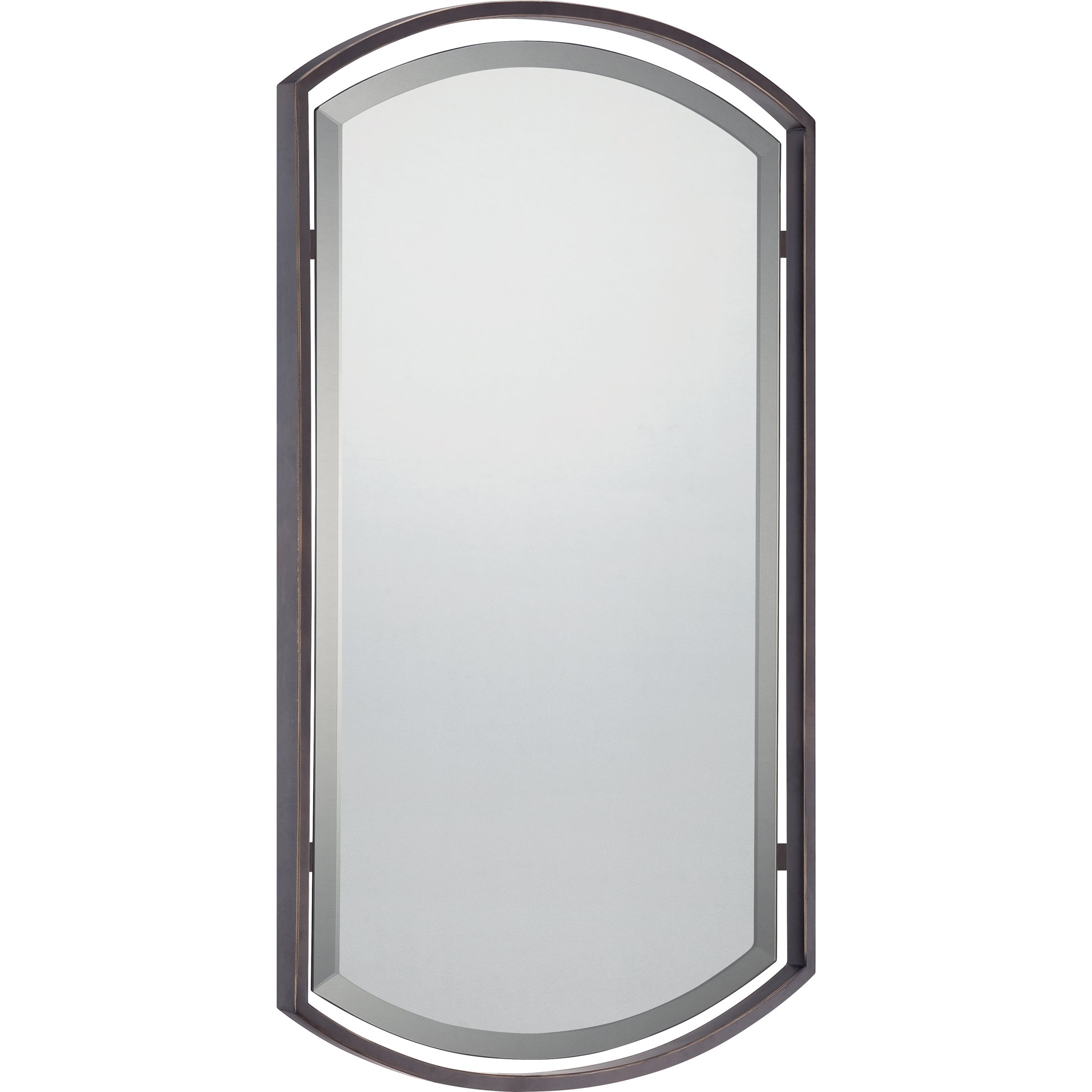 Quoizel QR1419PN Small Bronze Mirror Vanity Light - Perfect for Bathroom Makeup Vanity, Dressing Room, and Bedroom Decor