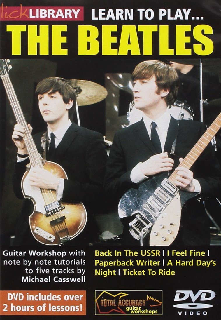 The Beatles Learn to Play Guitar DVD – Step-by-Step Music Lessons for Beginners | Perfect for Home Practice & Music Enthusiasts
