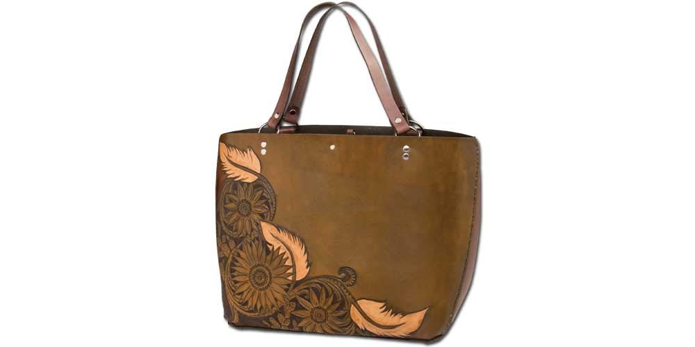 Premium Charlotte Tote Bag with Detachable Pouch - Genuine Leather Handbag for Women - Perfect for Work, Travel & Everyday Use