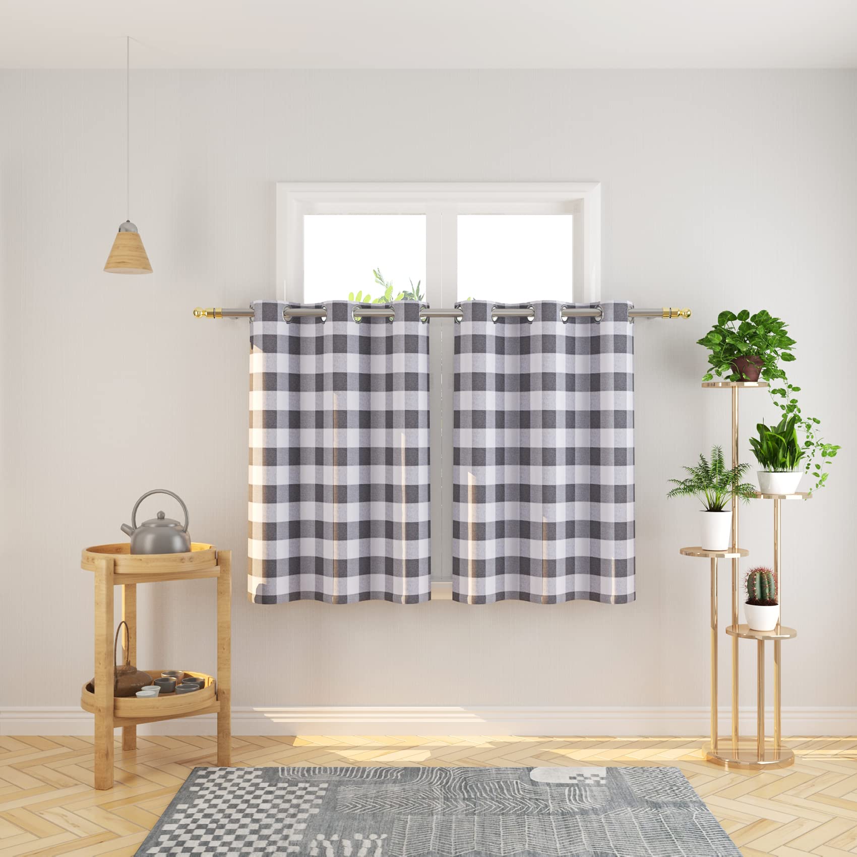 Buffalo Check Curtains 36