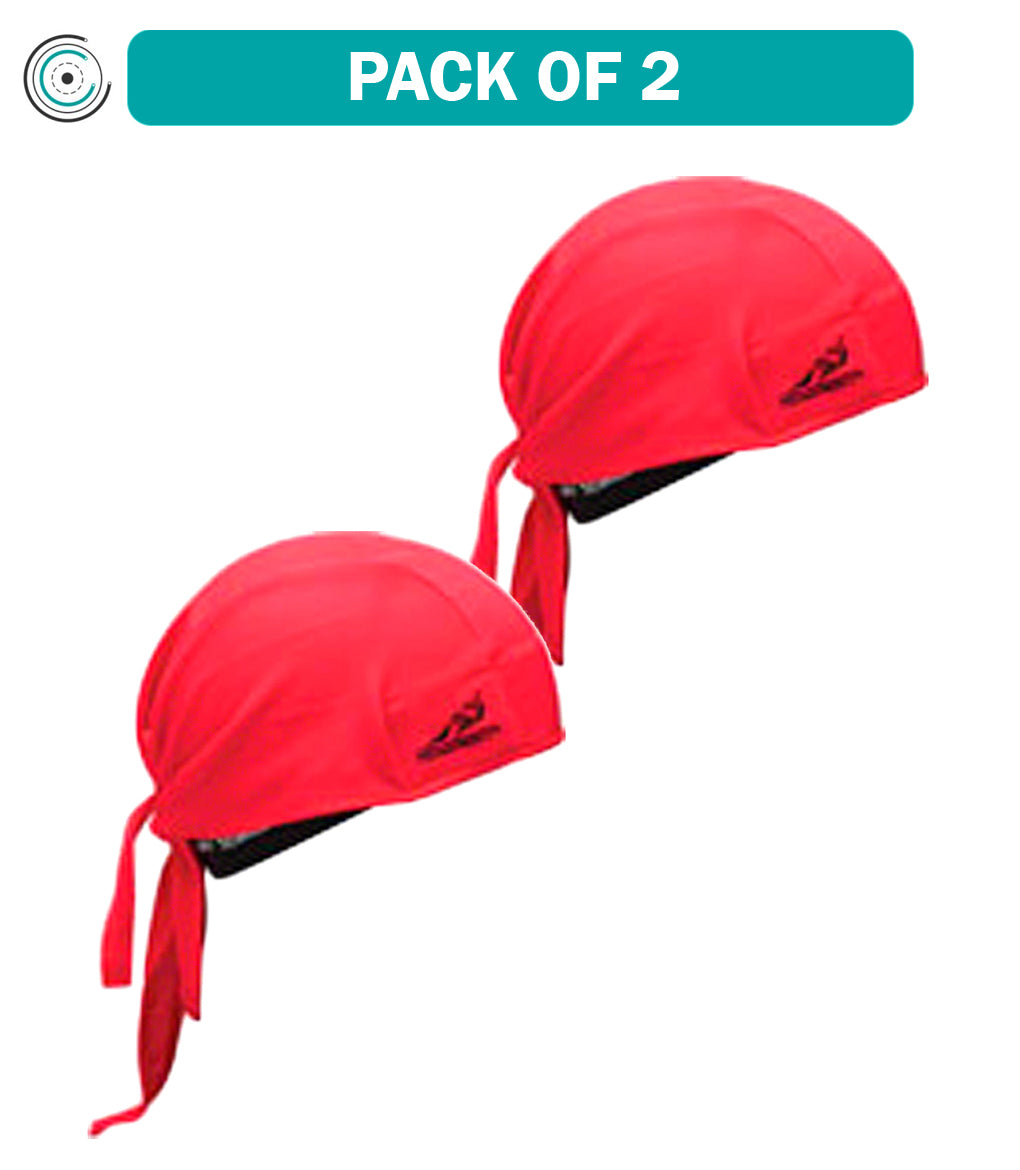 2 Pack Headsweats Eventure Knit Moisture Wicking Headbands - Breathable Performance Head Wrap for Running, Cycling & Workouts - Red