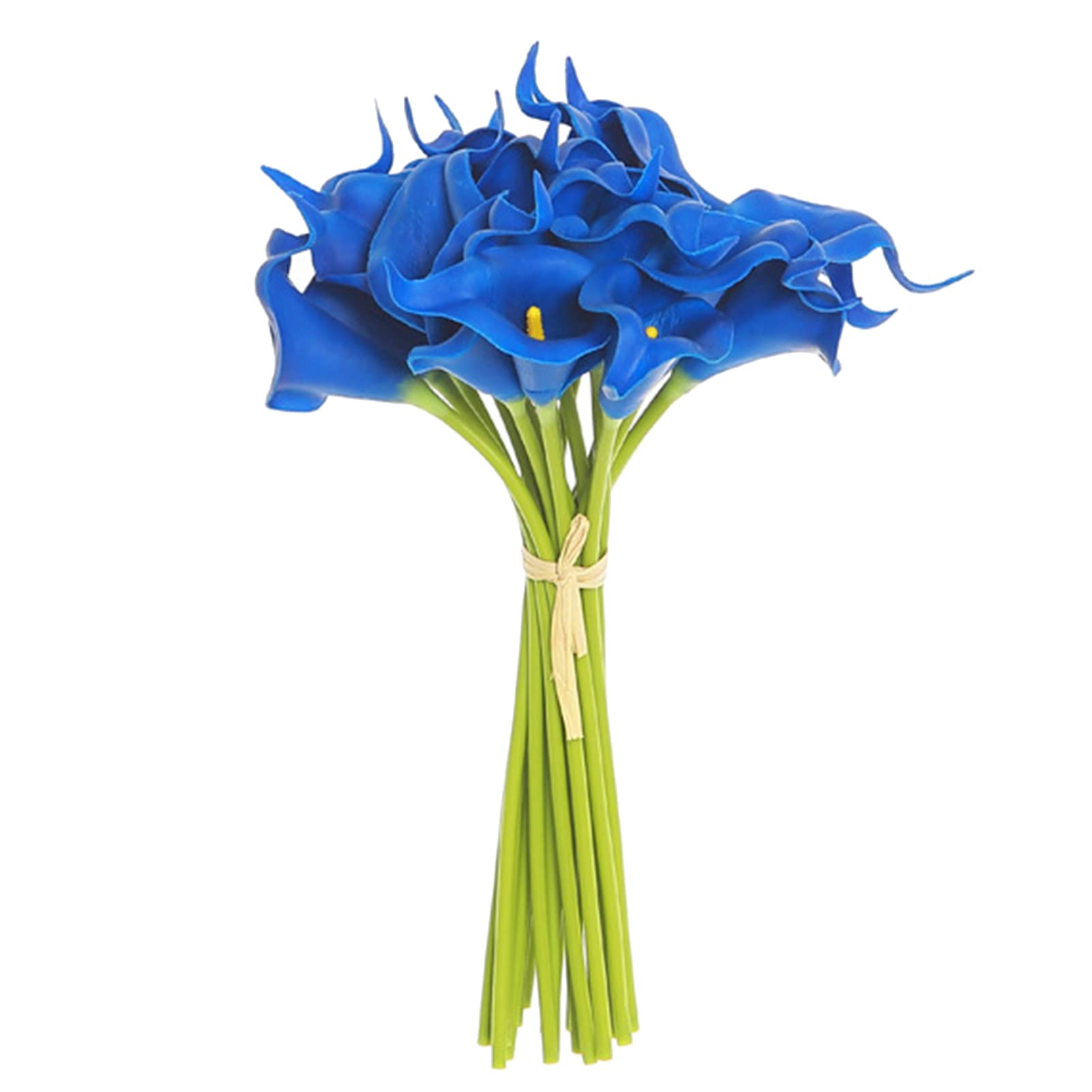 LAJIAO 20-Pack Artificial Calla Lily Flowers, Realistic Fake Flowers for Wedding Decor, Party Centerpieces, Home & Office Decoration - Long-Lasting Flexible Stems