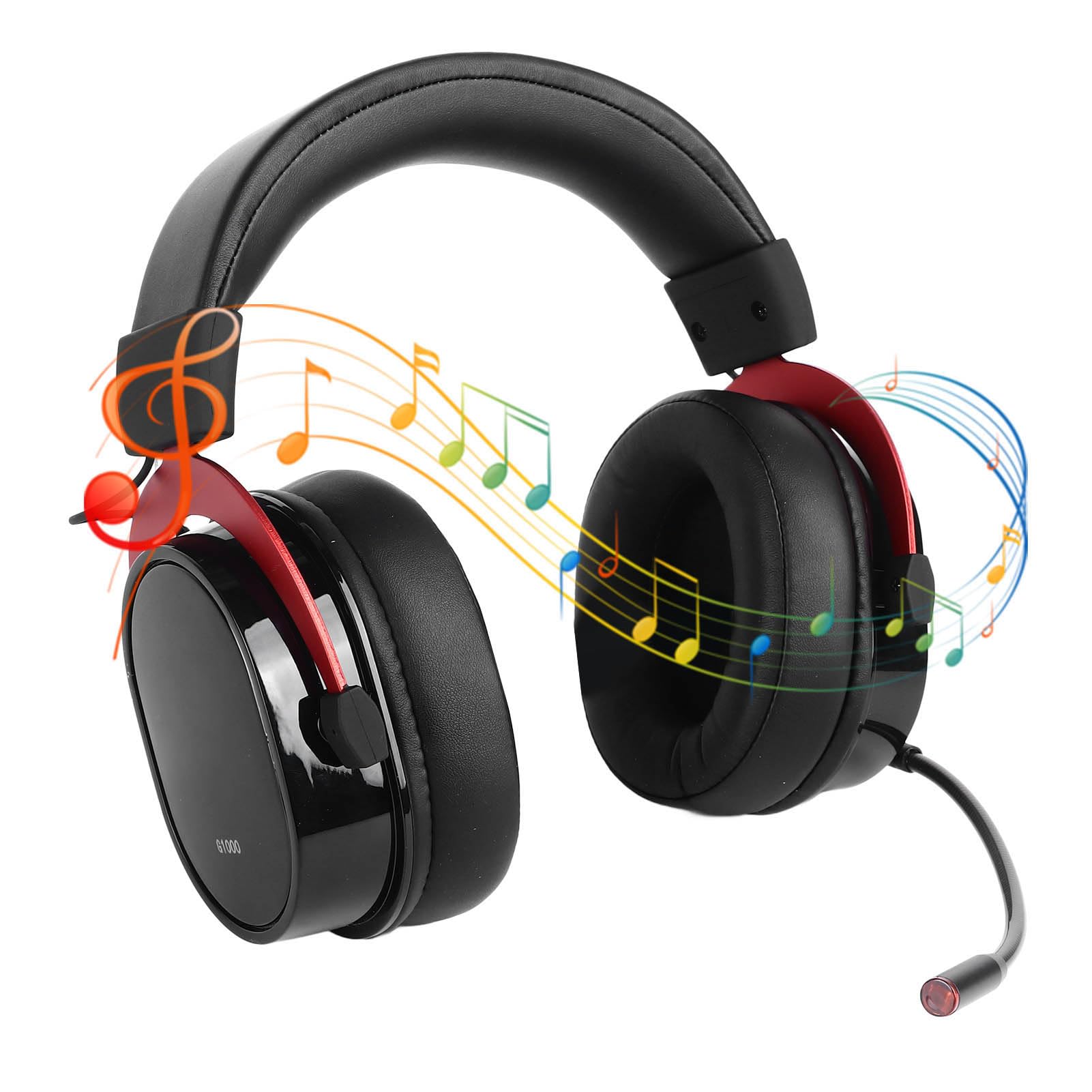 Annadue Wired & Wireless Gaming Headset with Noise Cancelling Mic - Stereo Bluetooth Computer Headphones for PC, Laptop - Perfect for Gaming, Streaming & Online Meetings