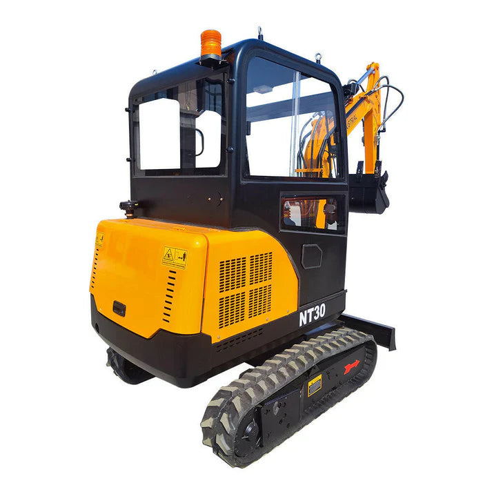 3 Ton Mini Excavator NT30 with Kubota 24HP Diesel Engine - Compact Digger for Construction, Landscaping & DIY Projects