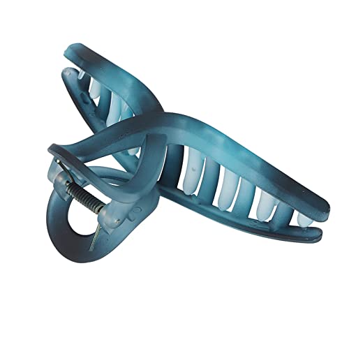 Blue Hair Claw Clip - Fashionable & Easy-to-Use Jaw Hair Clamp for Women | Perfect for Makeup, Styling & Everyday Hair Accessories