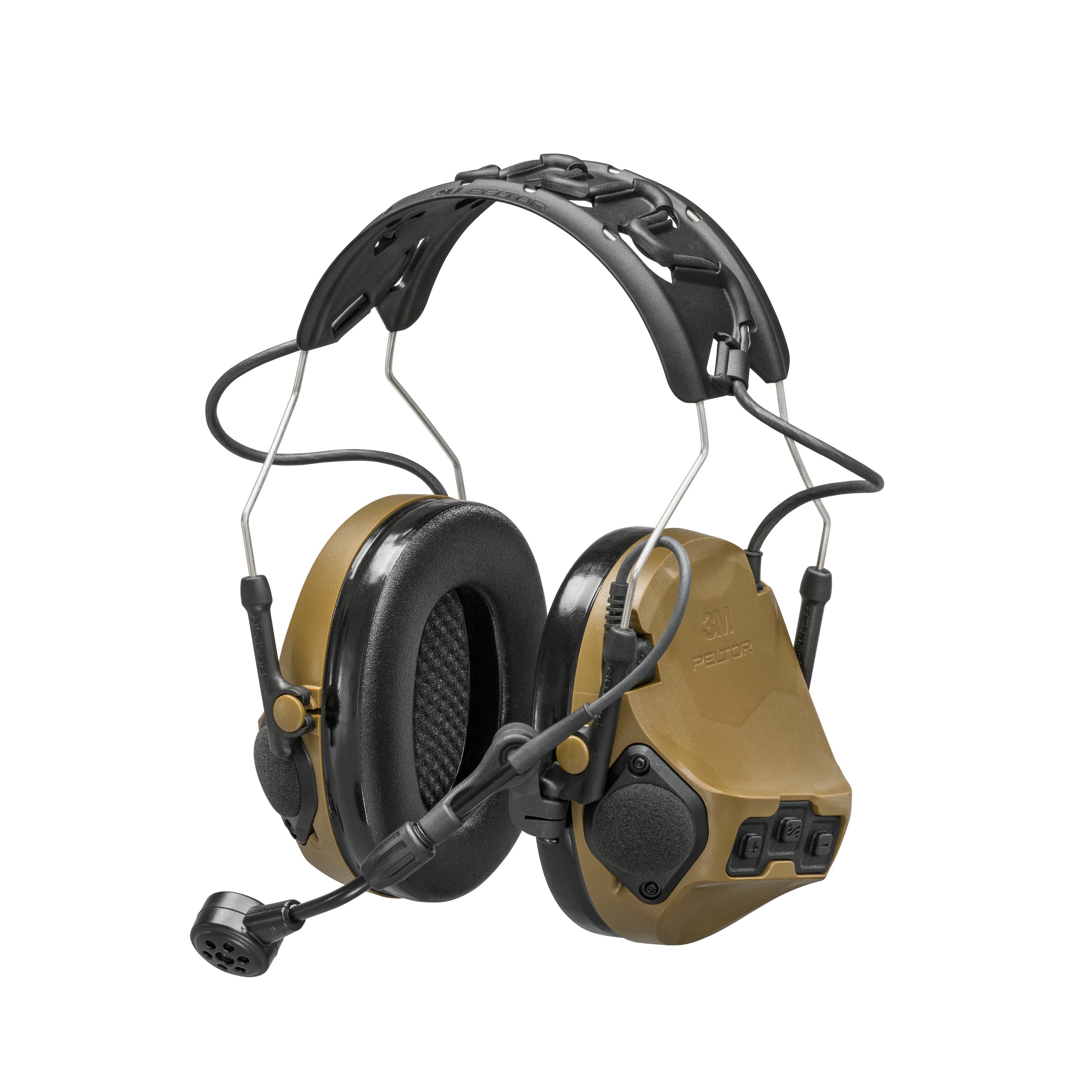 3M Peltor ComTac VII Military-Grade Tactical Headset with TMAS Technology - Hearing Protection & Communication for Special Forces, Police & Shooting Enthusiasts - Ideal for Combat Training, Range Shooting & Tactical Operations