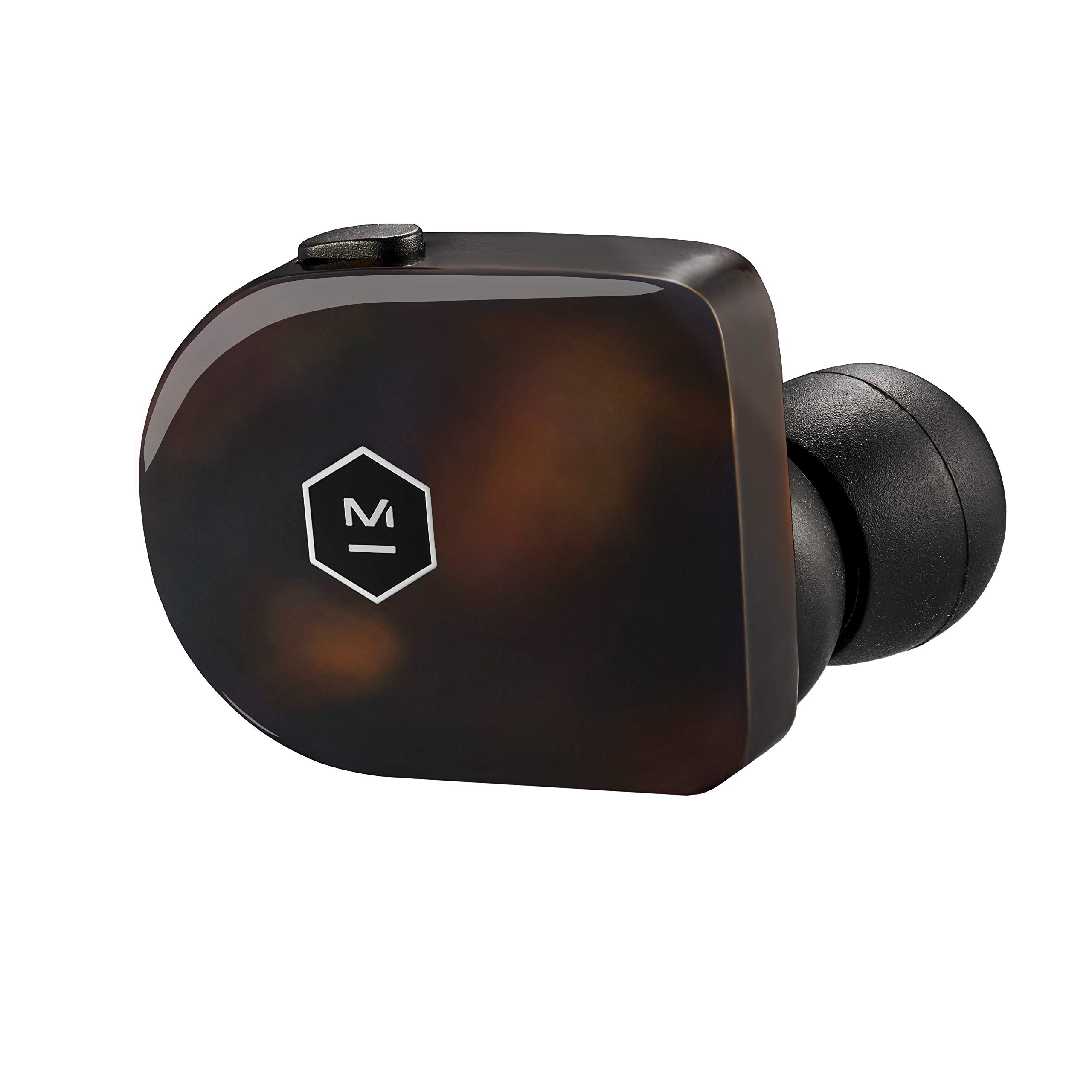 Master & Dynamic MW07TS True Wireless Earbuds - Bluetooth 5.0 Noise Isolating Headphones with Premium Sound, Lightweight Comfort & Tortoiseshell Design - Perfect for Commuting, Workouts & Travel