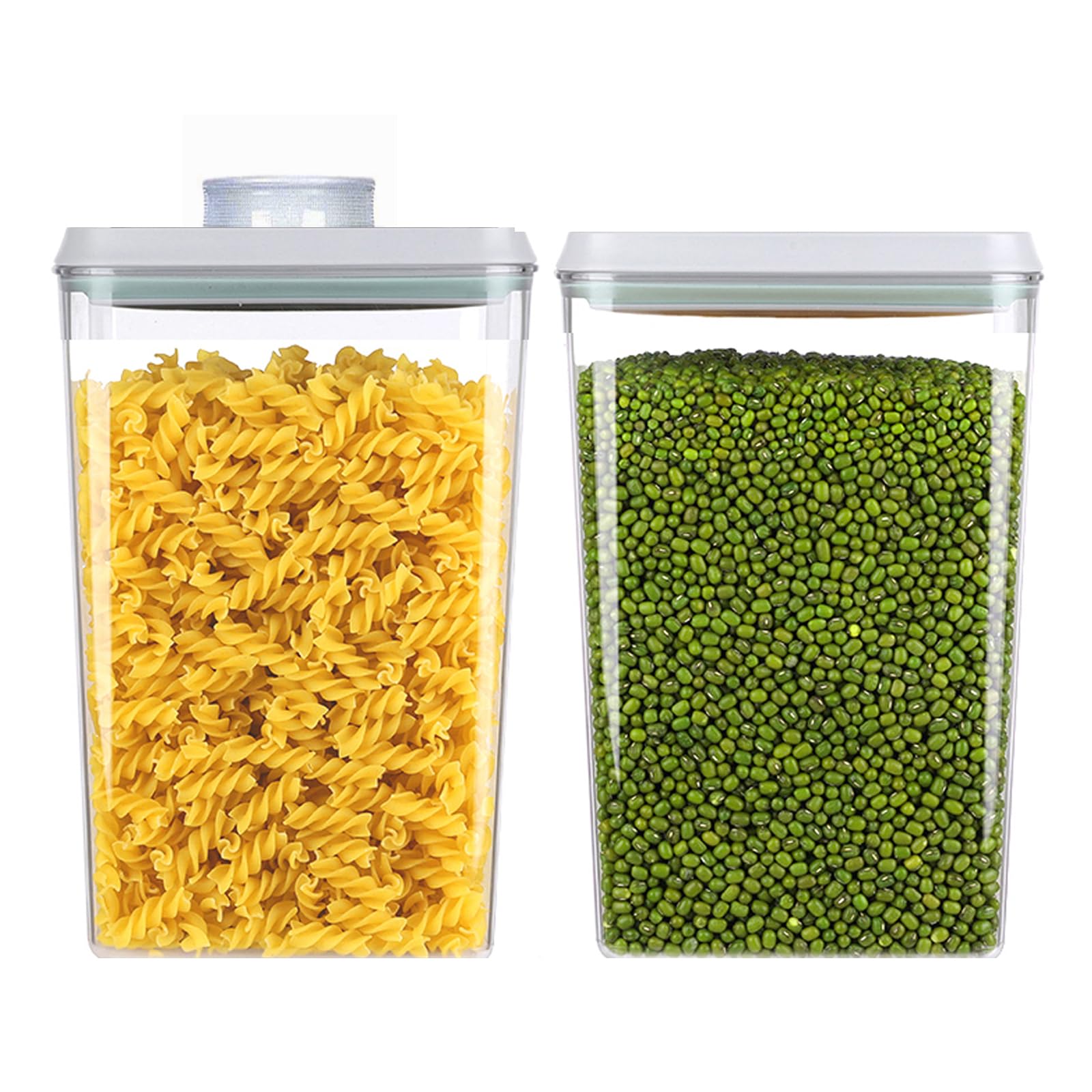 Airtight Food Storage Containers with Pop Lids - 2-Piece Set (2.8Qt Each) | BPA-Free Kitchen & Pantry Organization | Ideal for Meal Prep, Leftovers & Dry Food Storage