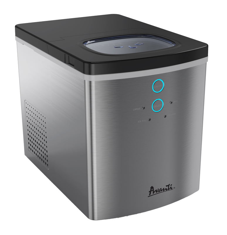 Avanti IM1213SIS Portable Countertop Ice Maker - Fast 26lbs Ice Production in 24 Hours, Perfect for Home, Office, Parties & Outdoor Use