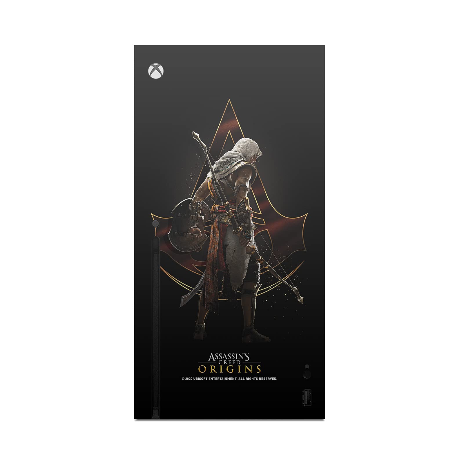 Official Assassin's Creed Bayek Crest Vinyl Skin Sticker for Xbox Series X Console & Controller - Licensed Gaming Decal with Matte Finish | Perfect for Gaming Setups, Collectors & Xbox Fans
