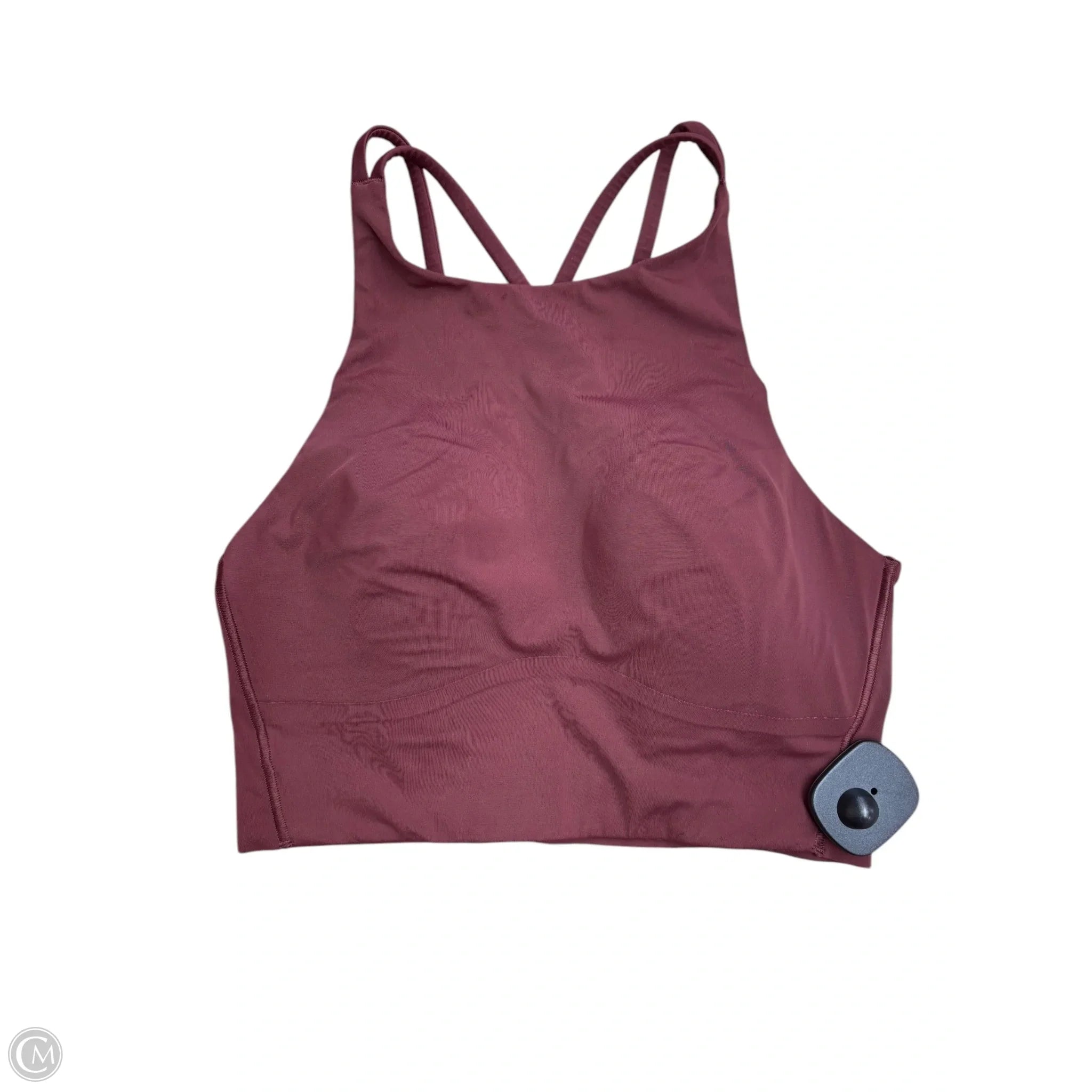 Lululemon Women's High Support Athletic Sports Bra - Maroon Color for Running, Yoga & Gym Workouts