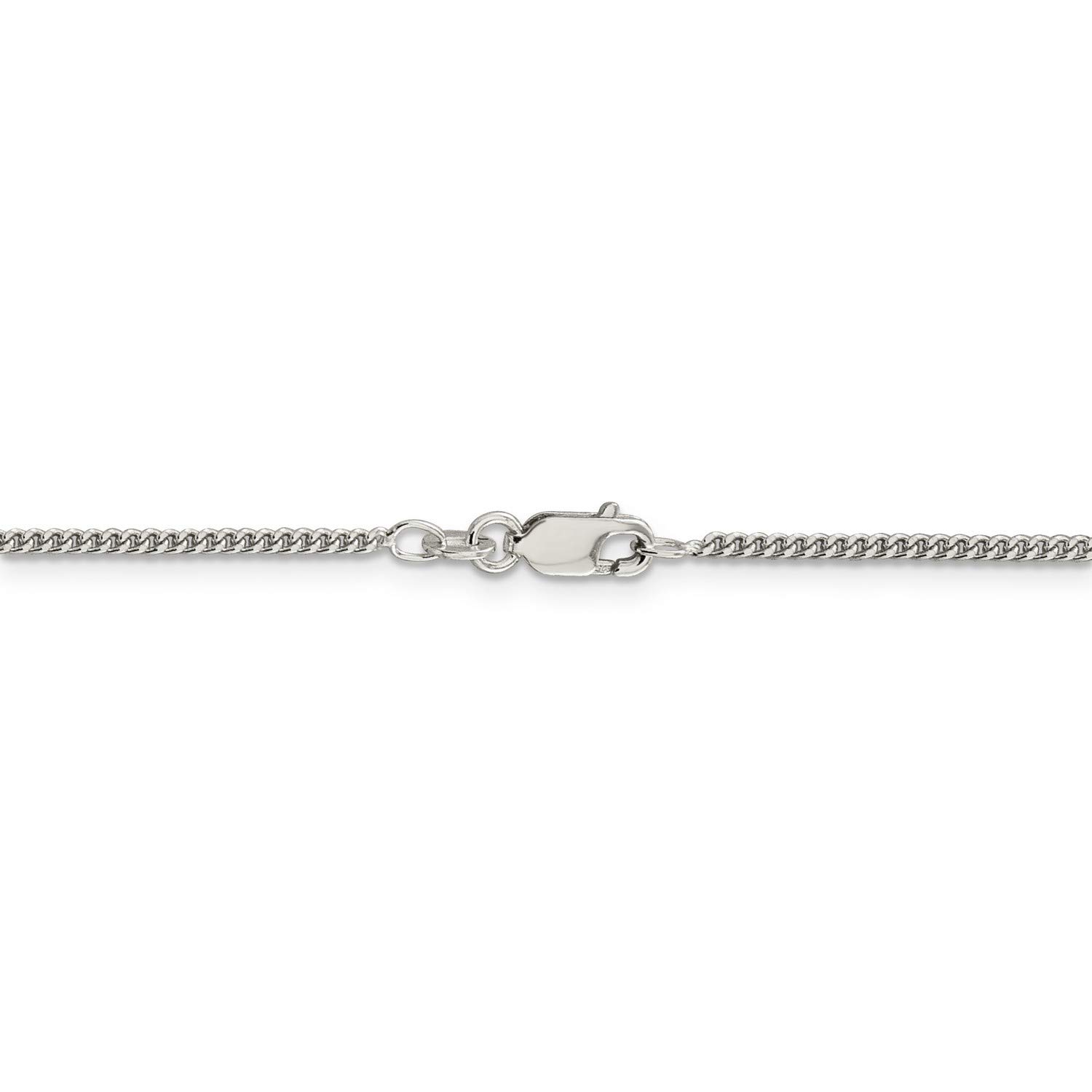 .925 Sterling Silver Curb Chain Necklace, Bracelet or Anklet - Durable & Hypoallergenic Jewelry for Women & Men - Perfect for Everyday Wear, Gifts & Special Occasions