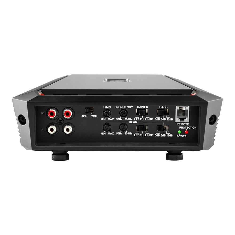 DS18 GEN-X2000.4 2000W 4-Channel Class AB Car Amplifier - High Power Full Range Audio for Cars, Trucks & SUVs - Perfect for Stereo Systems & Bass Boost