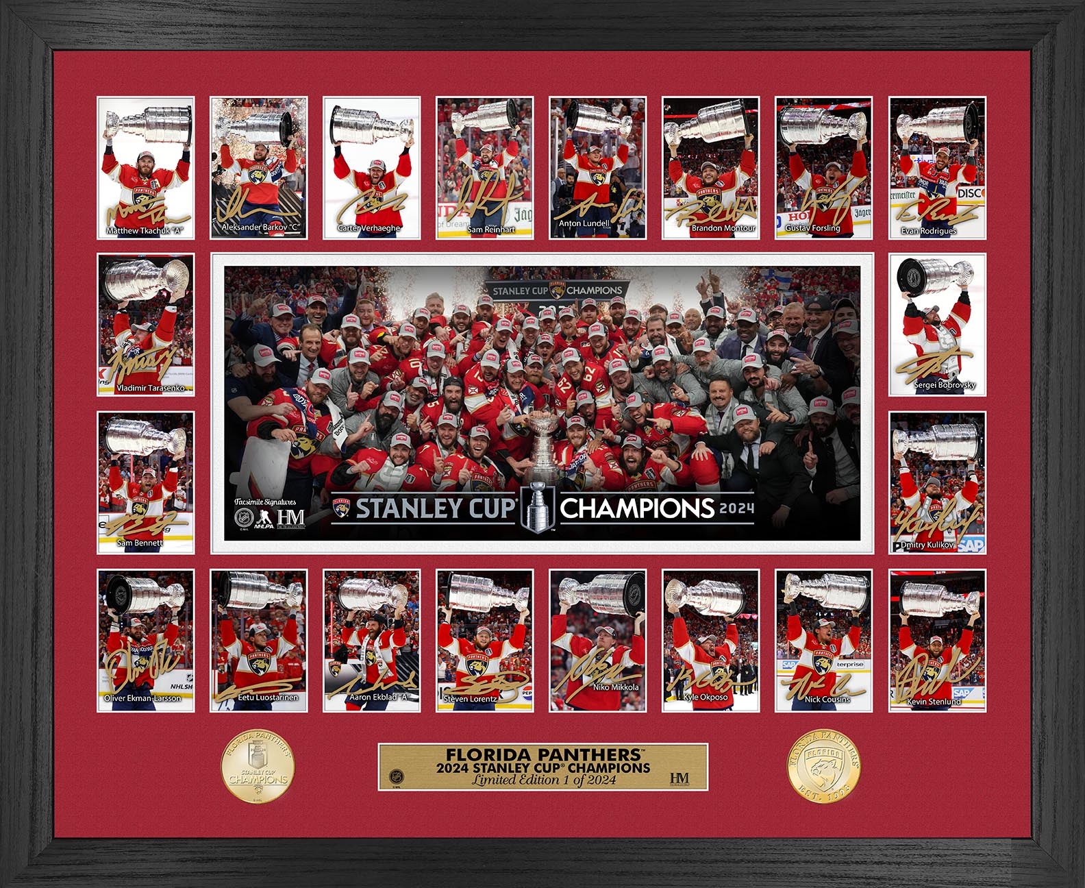 Florida Panthers 2024 Stanley Cup Champions Commemorative Bronze Coin - Limited Edition Collectible for Hockey Fans, Sports Memorabilia Display & Gift Idea