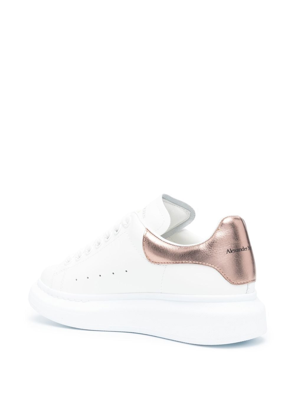 Alexander McQueen White Leather Sneakers for Men & Women - Stylish Luxury Fashion Shoes for Casual Wear, Running & Everyday Outfits