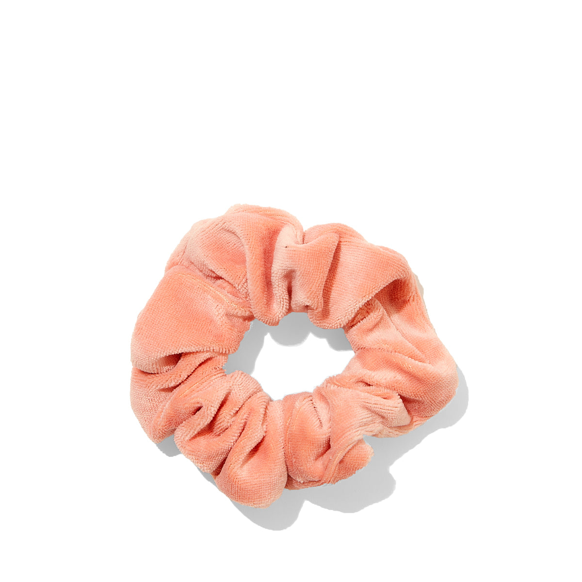 Peach Satin Hair Scrunchie - Soft & Stretchy Hair Tie for Women & Girls - Perfect Gift for Birthday, Party, or Everyday Use - Trendy Accessory for Ponytails, Buns & Braids