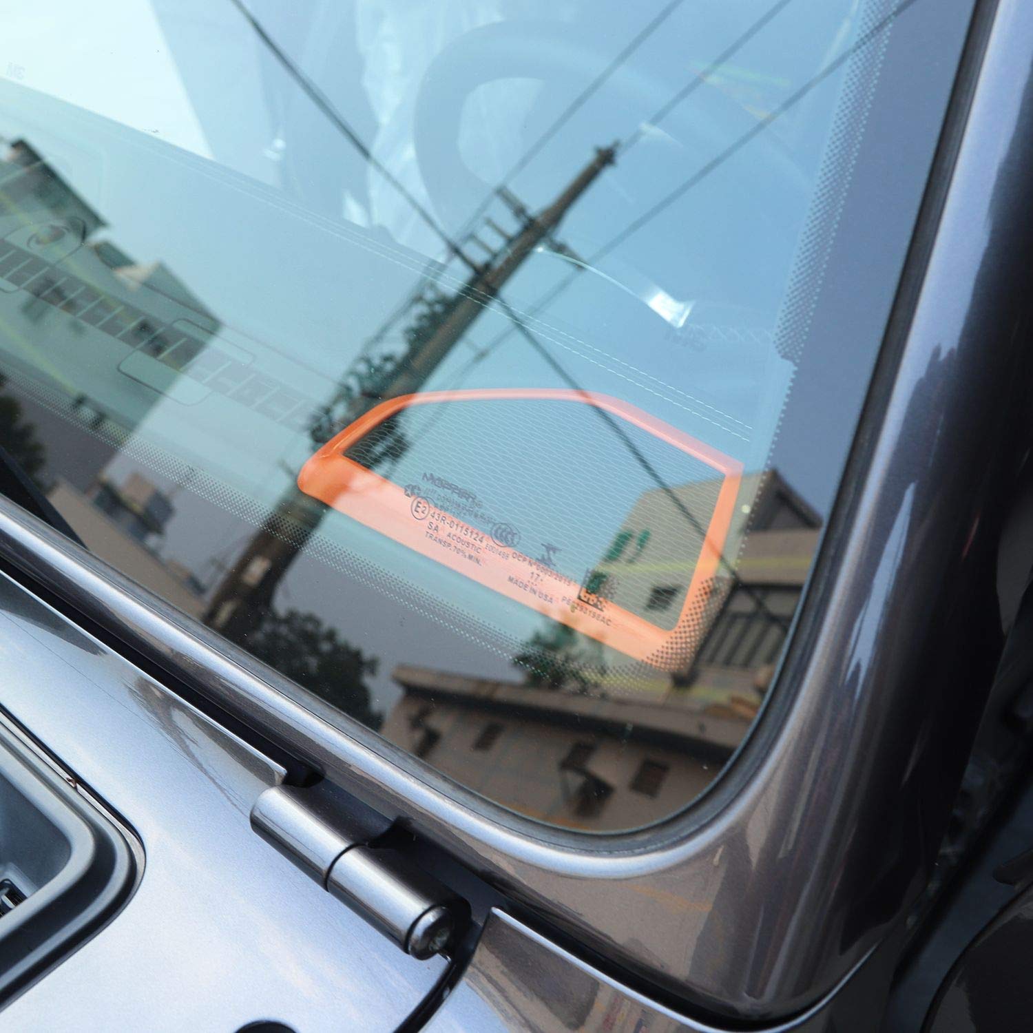 **Voodonala ABS 4-Piece Orange Speaker Audio Trim & A Pillar Trim Compatible with 2018-2023+ Jeep Wrangler JL JLU & Gladiator JT - Interior Accessories for Enhanced Sound & Style**    *(Perfect for Off-Road Adventures, Car Audio Upgrades, and Custom Jeep Interior Styling)*