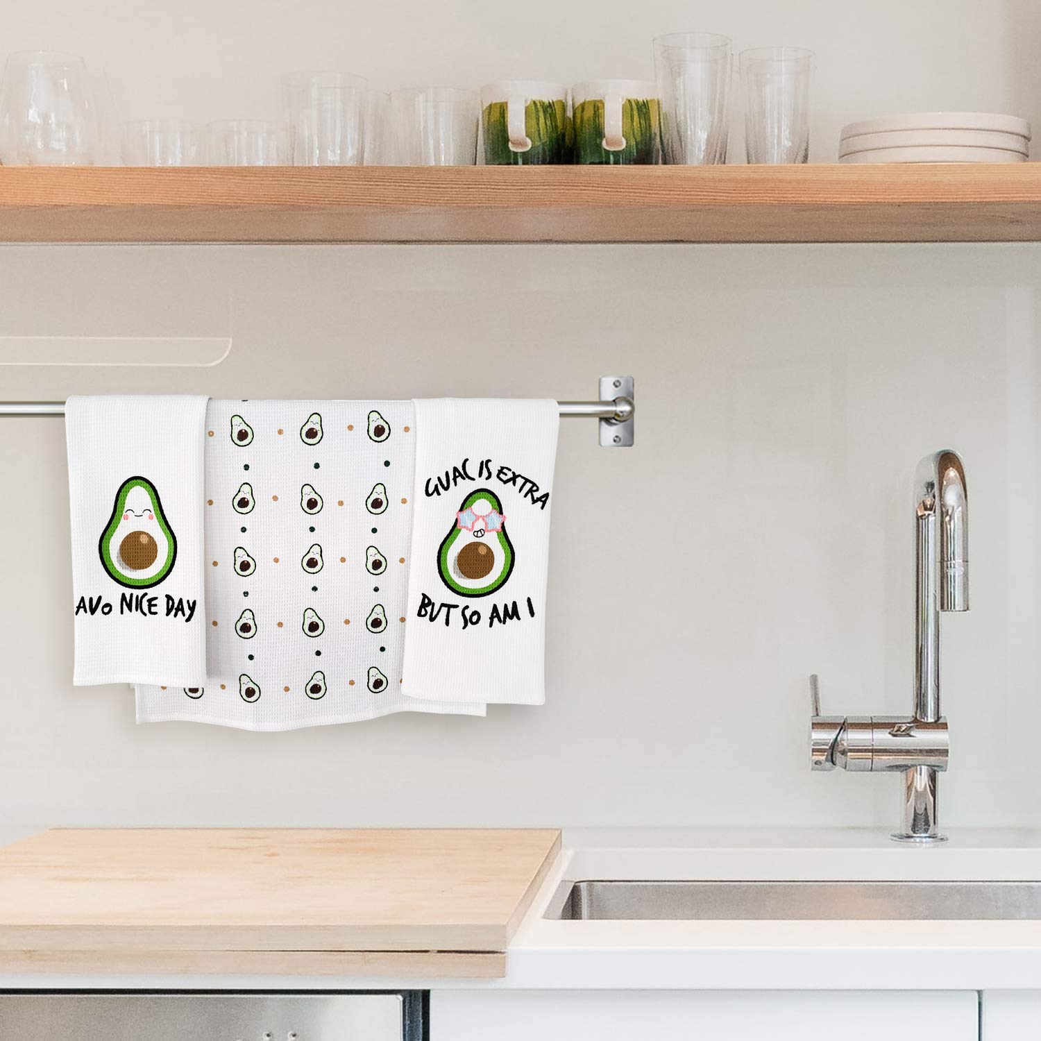 Premium 100% Cotton Kitchen Hand Towels Set - Ultra Soft & Highly Absorbent Terry Cloth Tea Towels (28