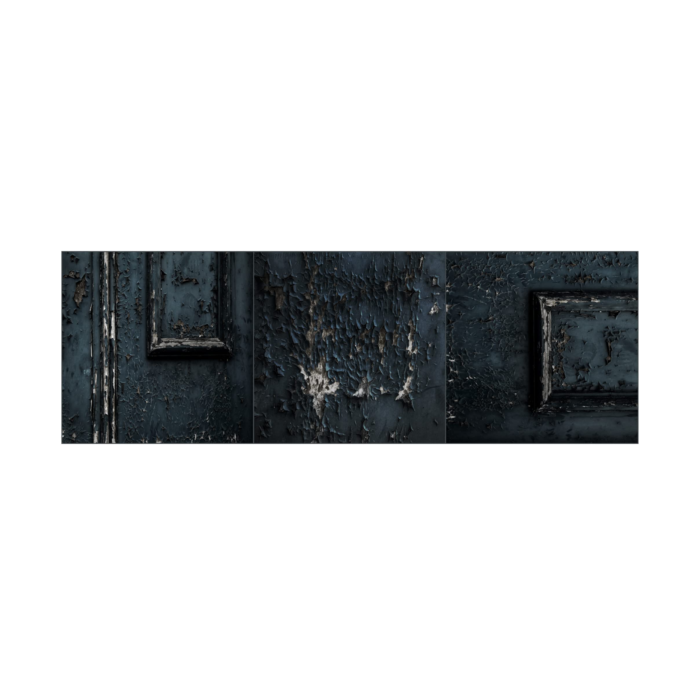 Gilbert Claes 'Decrepit' Canvas Wall Art Print - Modern Abstract Painting for Living Room, Bedroom & Office Decor - Trademark Fine Art Collection