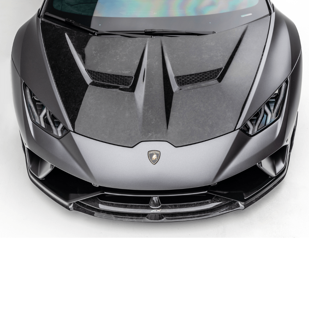 Lamborghini Huracan Performante Vicenza Edition Carbon Fiber Aero Hood - High-Performance Upgrade for Track & Street Racing