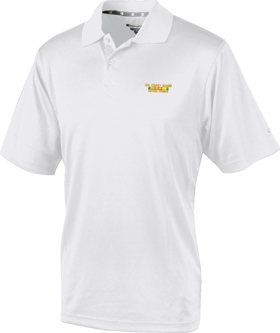 US Coast Guard Vietnam Veteran Moisture Wicking Polo Shirt - Breathable Quick-Dry Performance Top for Military Appreciation Events & Outdoor Activities
