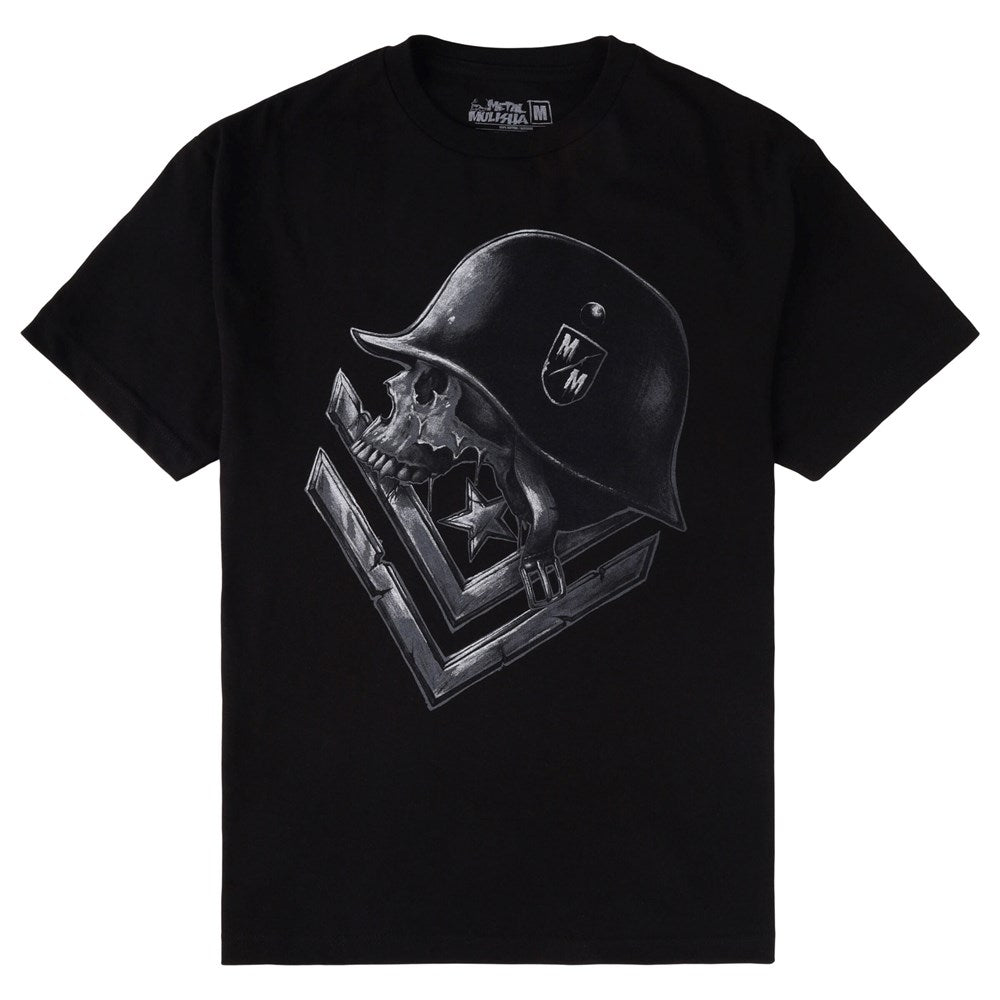 Metal Mulisha Solid Graphic T-Shirt for Men - Comfortable Cotton Tee for Casual Wear, Street Style & Skating