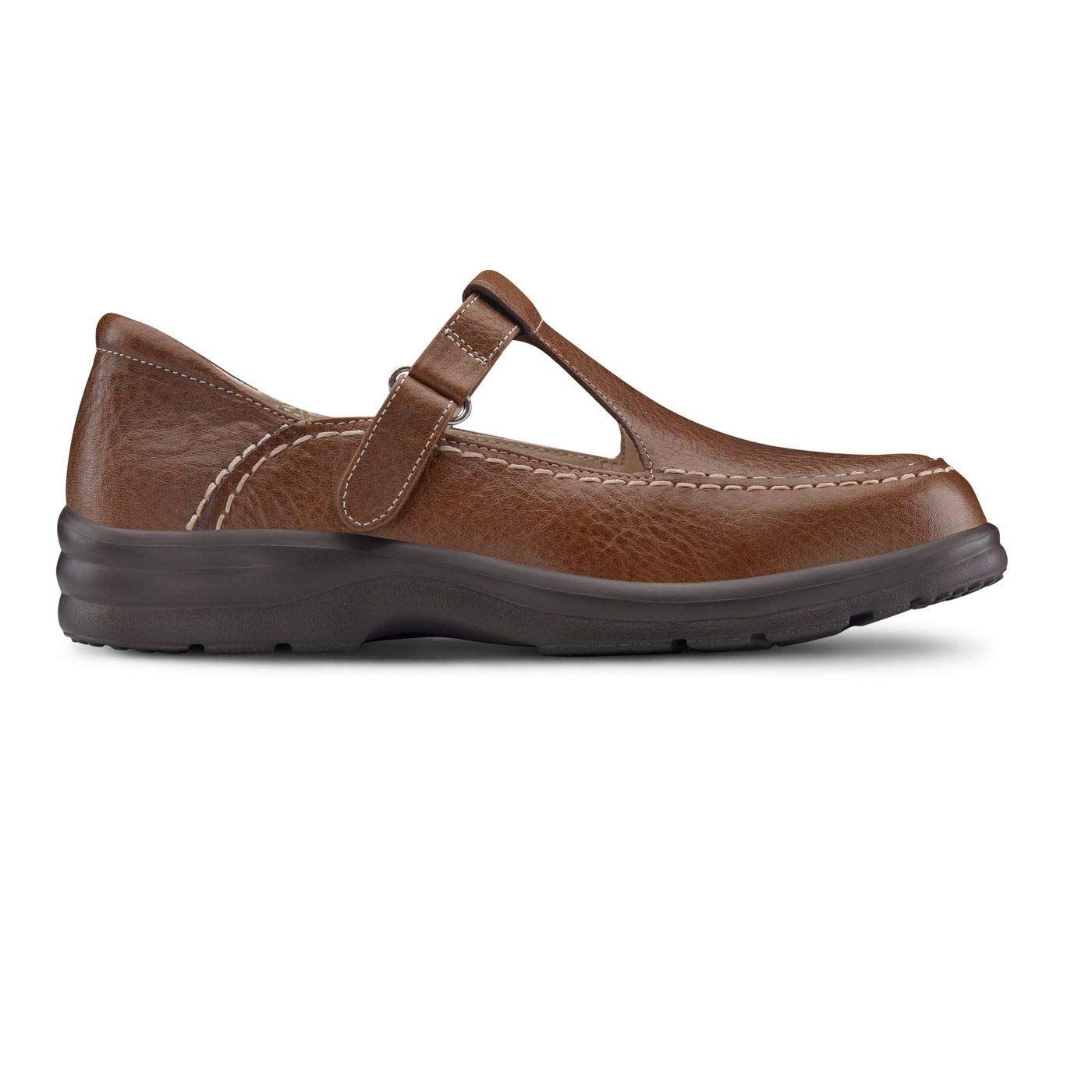 Dr. Comfort Lu Lu Mary Jane Women's Diabetic Shoes with Gel Inserts - Leather Orthopedic Dress Shoes for Swollen Feet & Arch Support - Perfect for Work, Church & Special Occasions