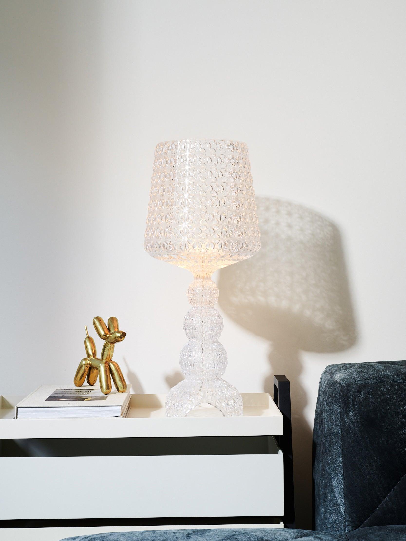 Stylish Kabuki Table Lamp - Modern Home & Office Lighting Decor for Living Room, Bedroom, or Study | Energy-Efficient LED Desk Lamp