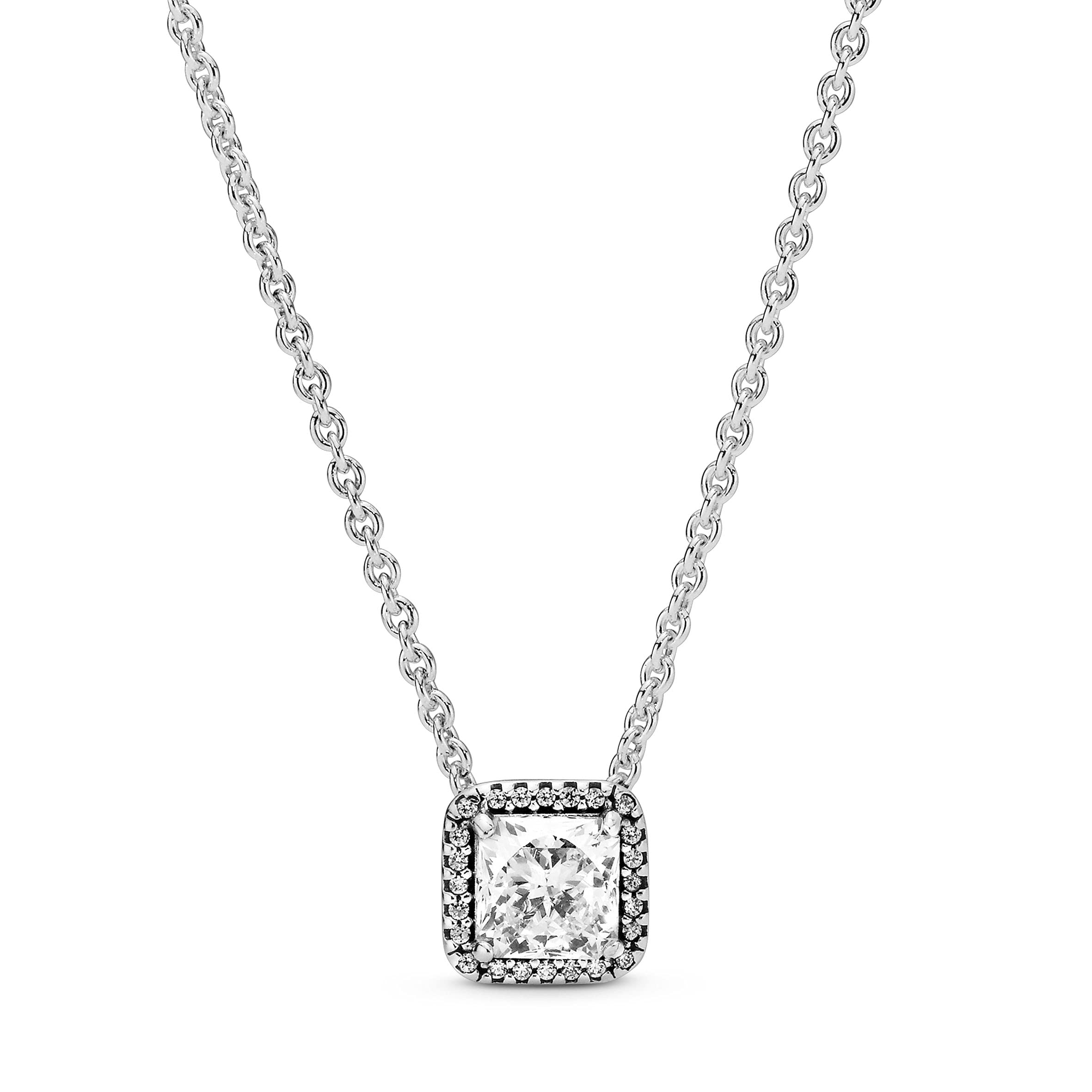 PANDORA Timeless Elegance Clear Cubic Zirconia Sterling Silver Ring - Perfect for Weddings, Anniversaries & Special Occasions