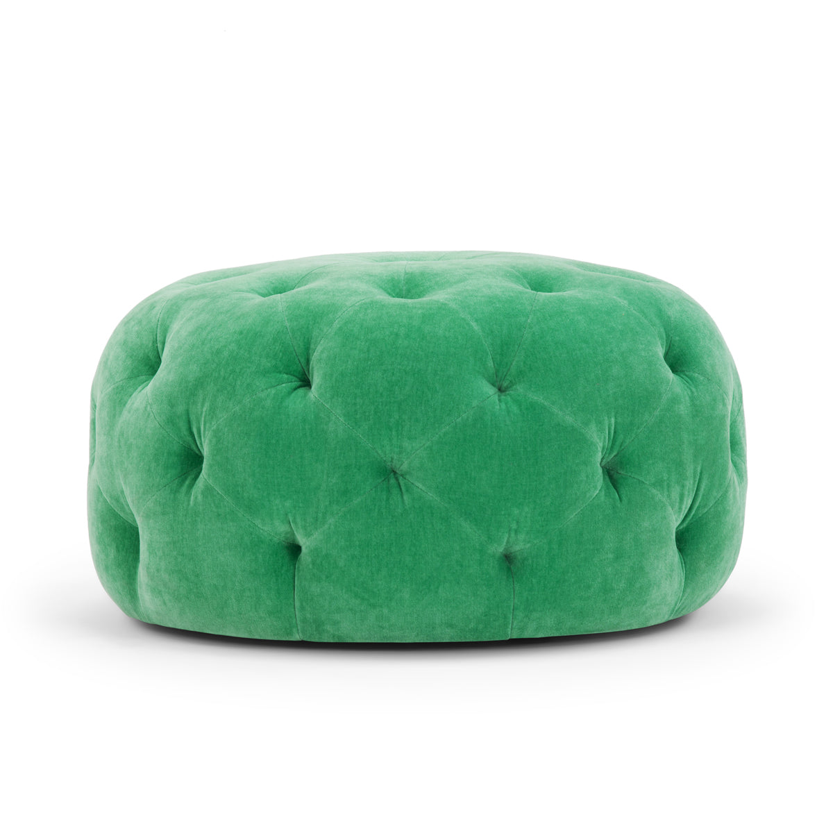 Abby Fabric Ottoman Stool - Soft Upholstered Storage Bench for Living Room, Bedroom & Entryway - Versatile Seating & Home Decor